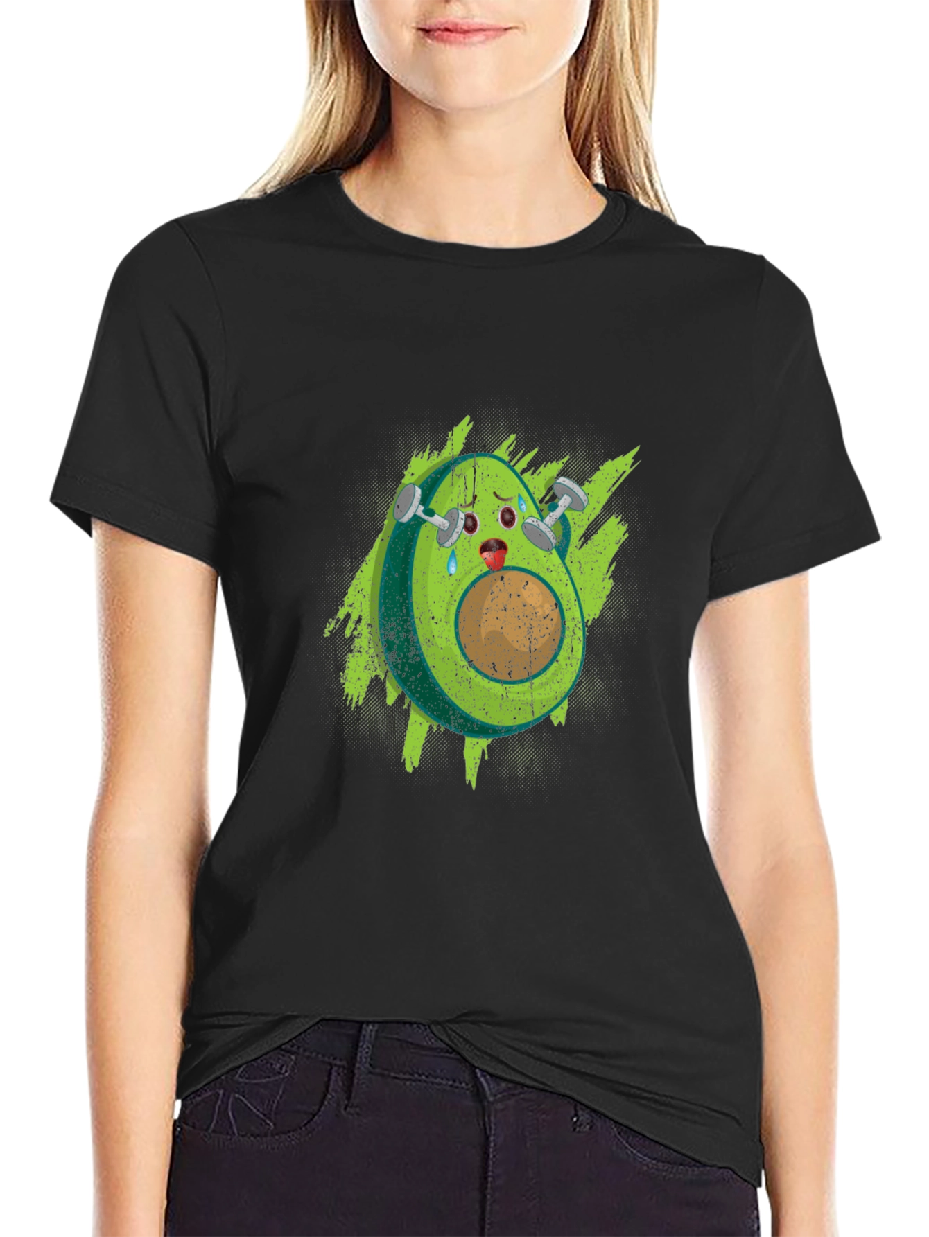 Avocado Gym T-Shirt - Funny Workout Tee