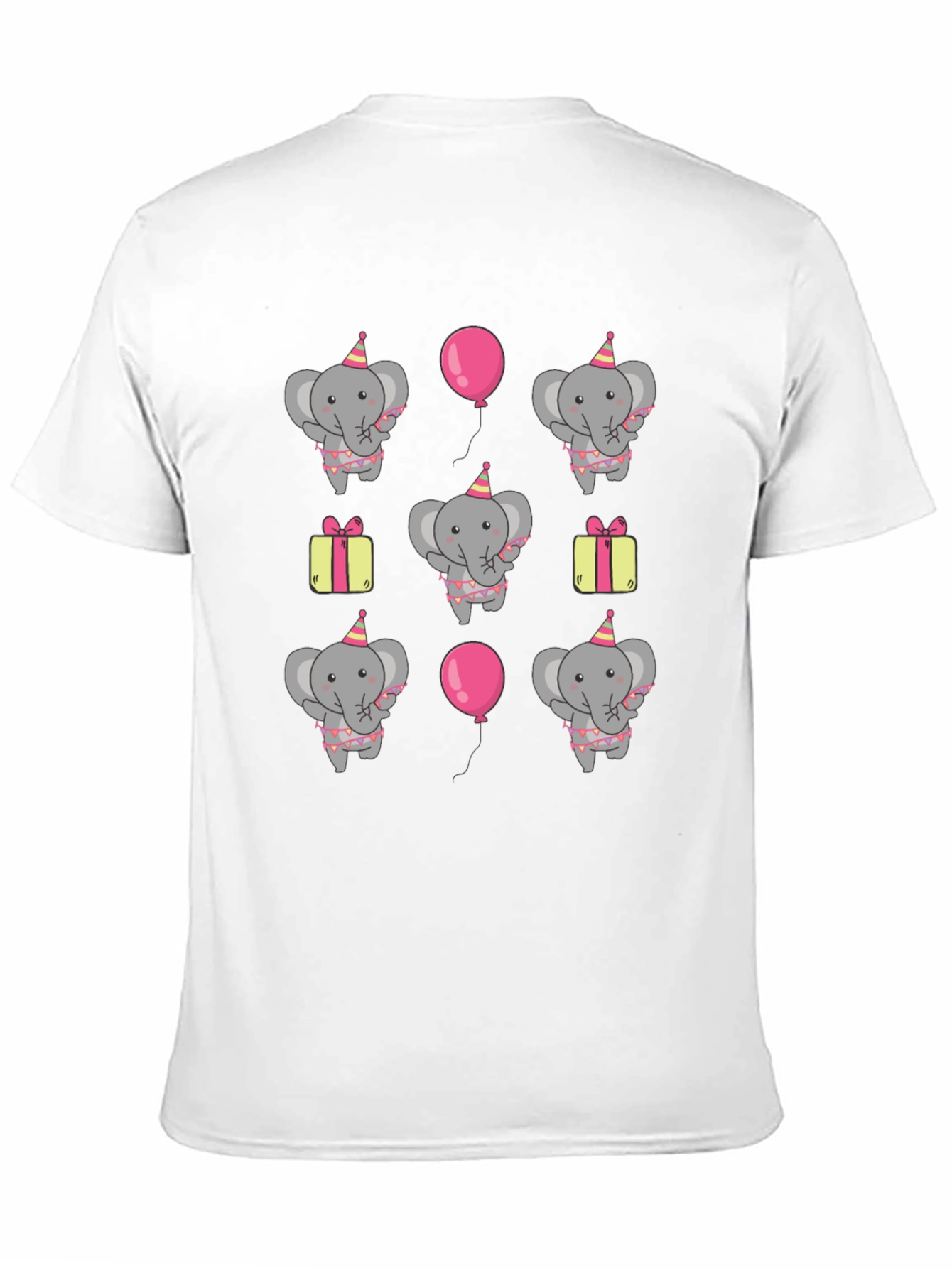 Elephant Birthday Party T-Shirt - Fun Graphic Tee