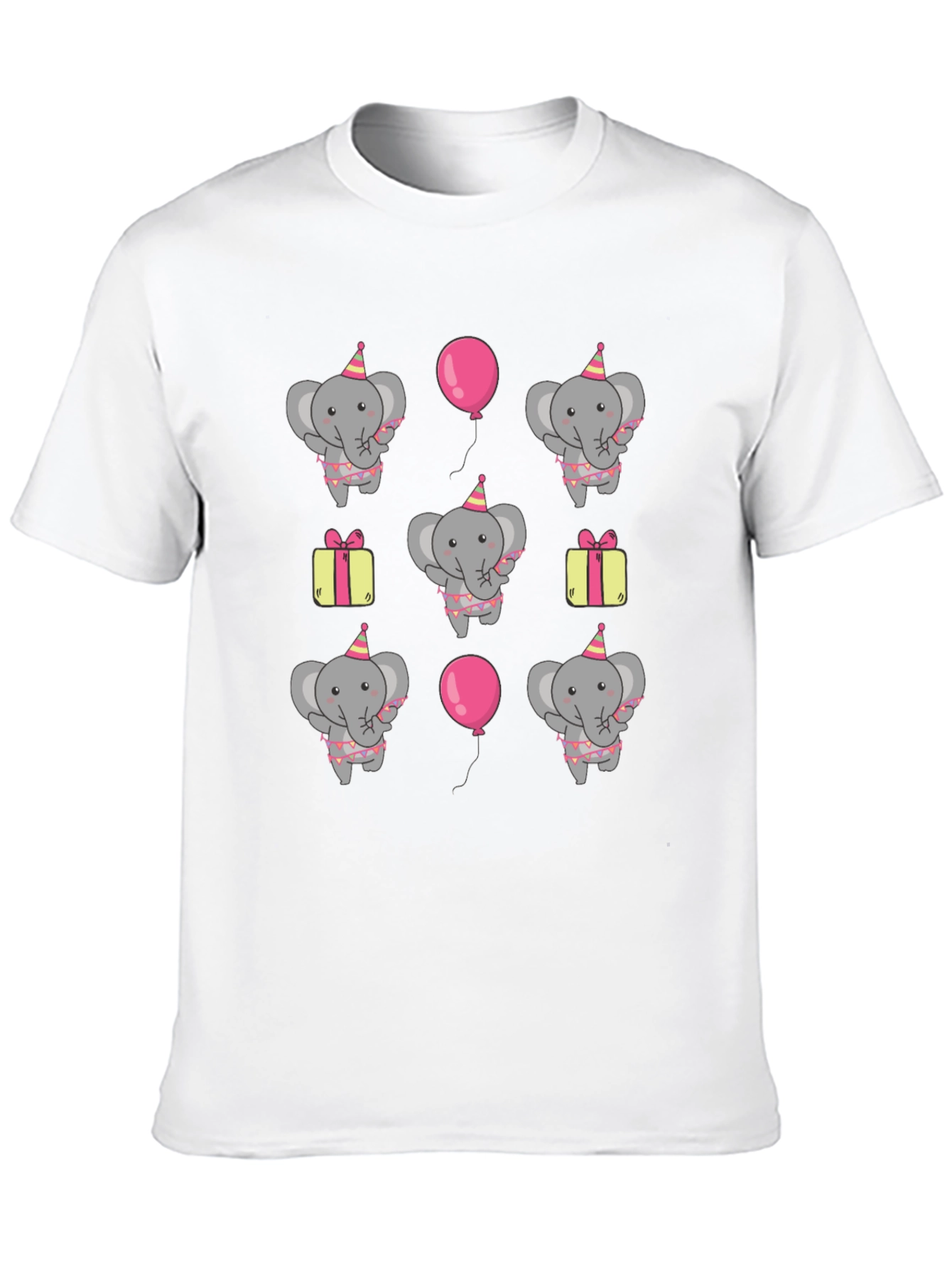 Elephant Birthday Party T-Shirt - Fun Graphic Tee