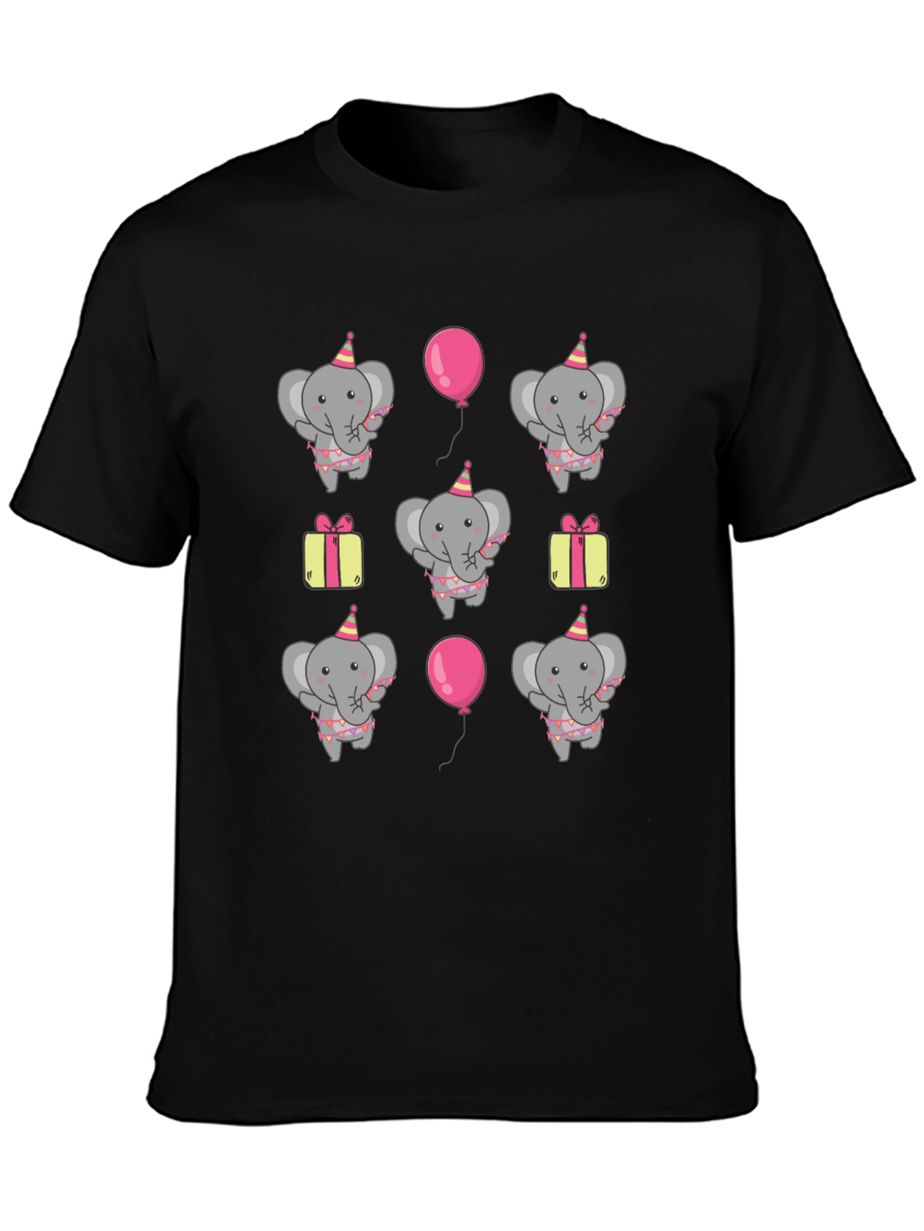 Elephant Birthday Party T-Shirt - Fun Graphic Tee