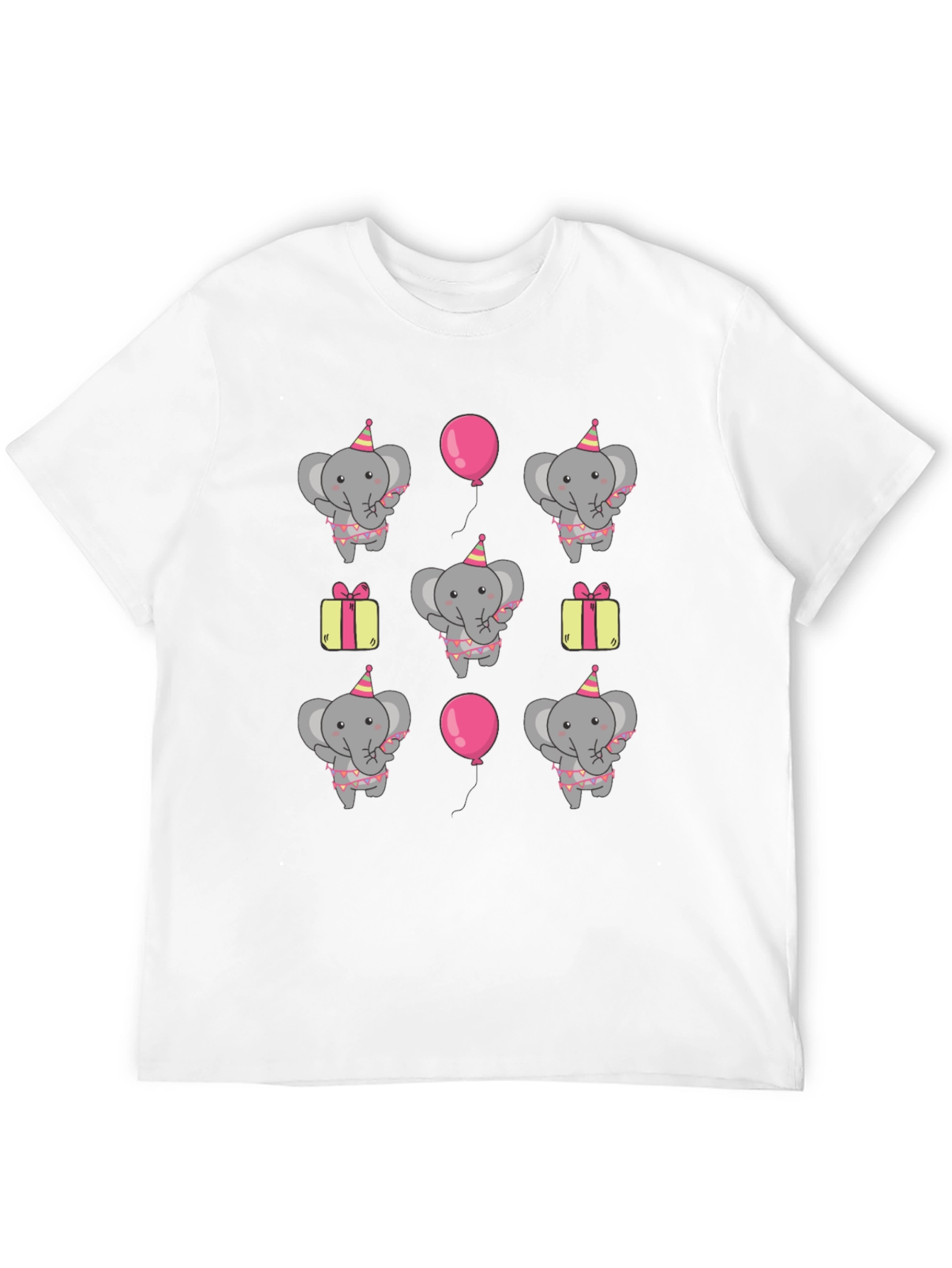 Elephant Birthday Party T-Shirt - Fun Graphic Tee