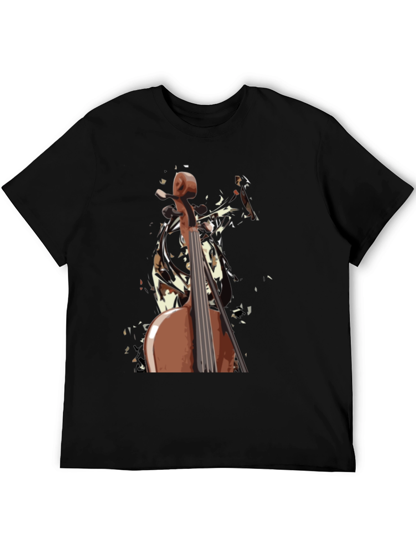 Cello Graphic T-Shirt - Musician Style