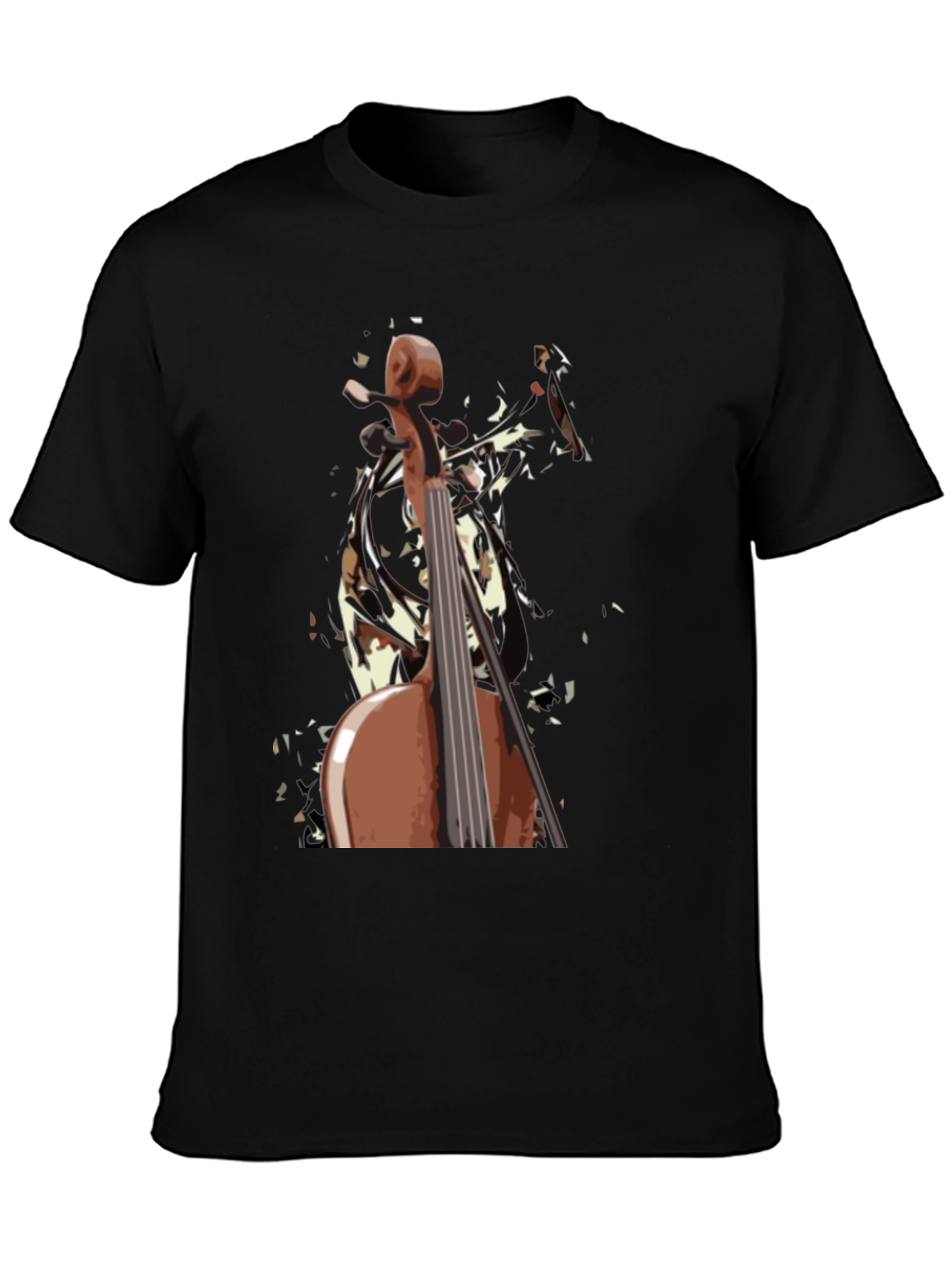 Cello Graphic T-Shirt - Musician Style
