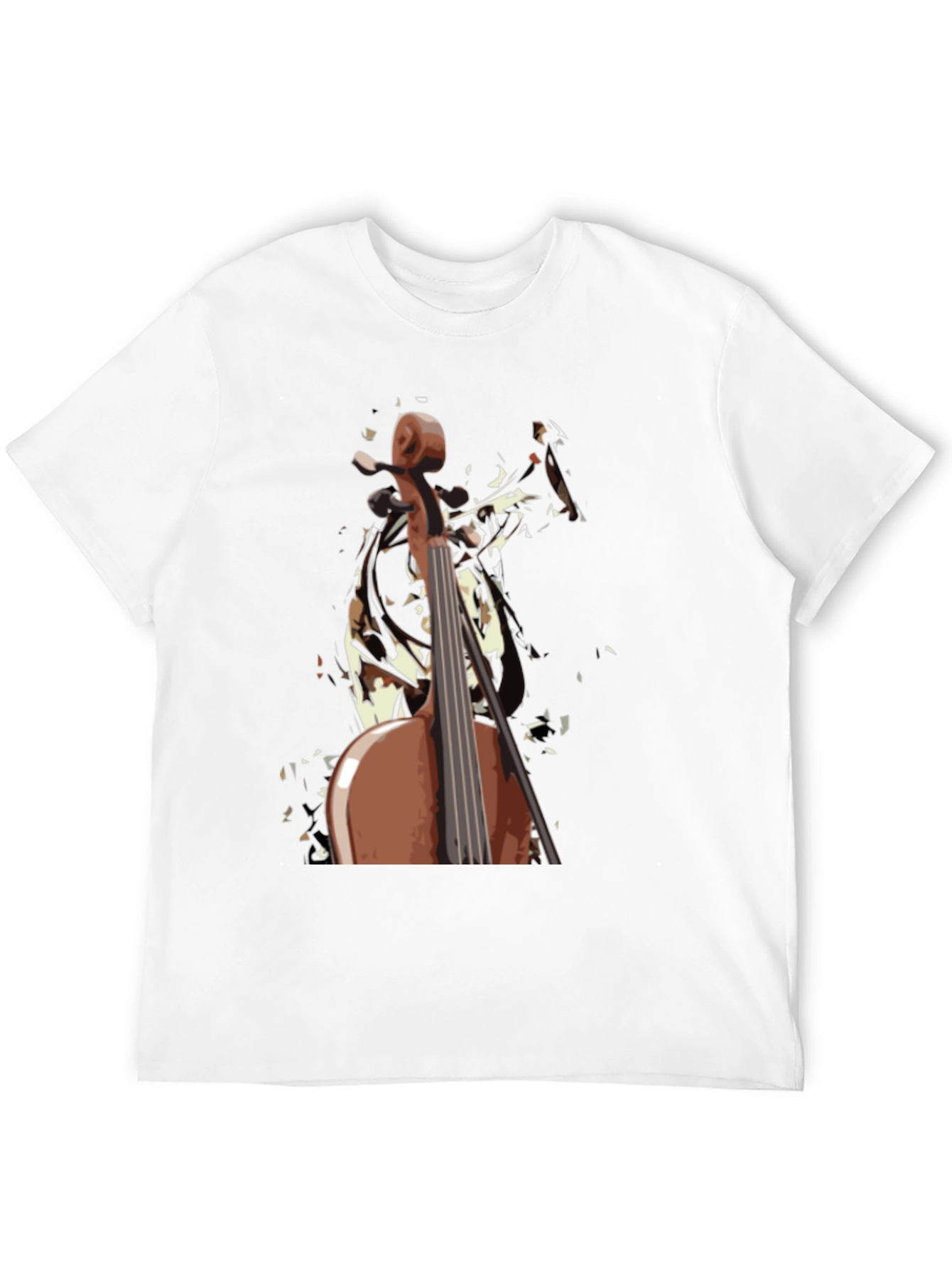 Cello Graphic T-Shirt - Musician Style