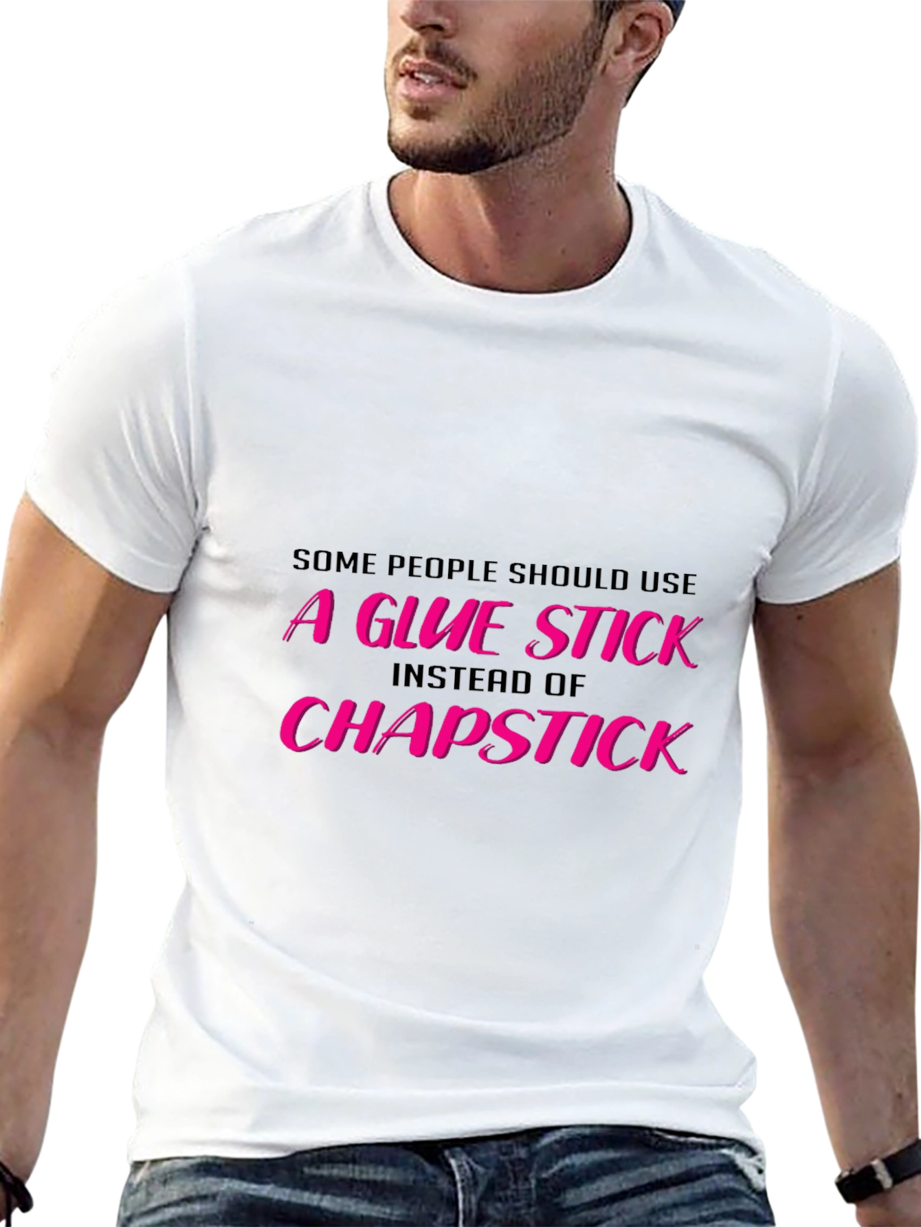 Funny Glue Stick Graphic Tee
