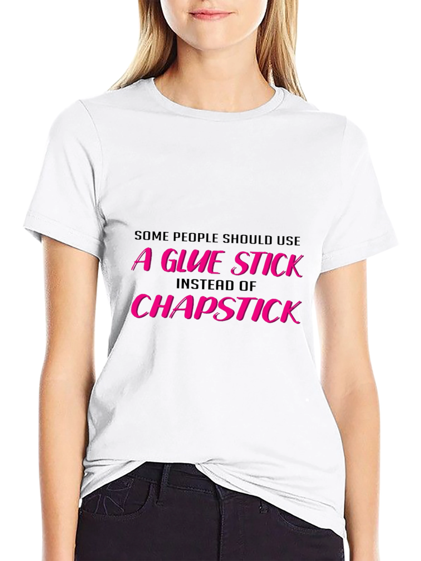 Funny Glue Stick Graphic Tee