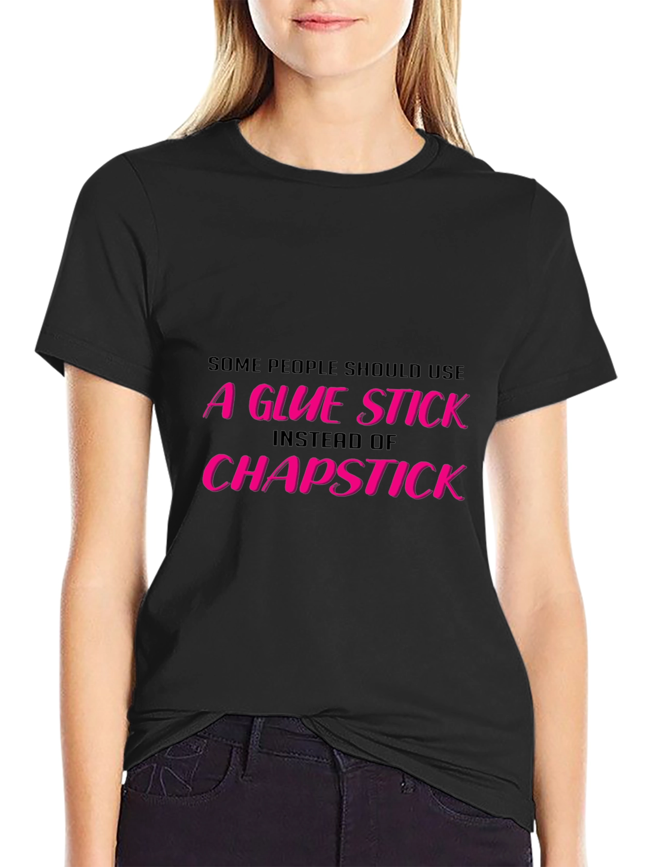 Funny Glue Stick Graphic Tee