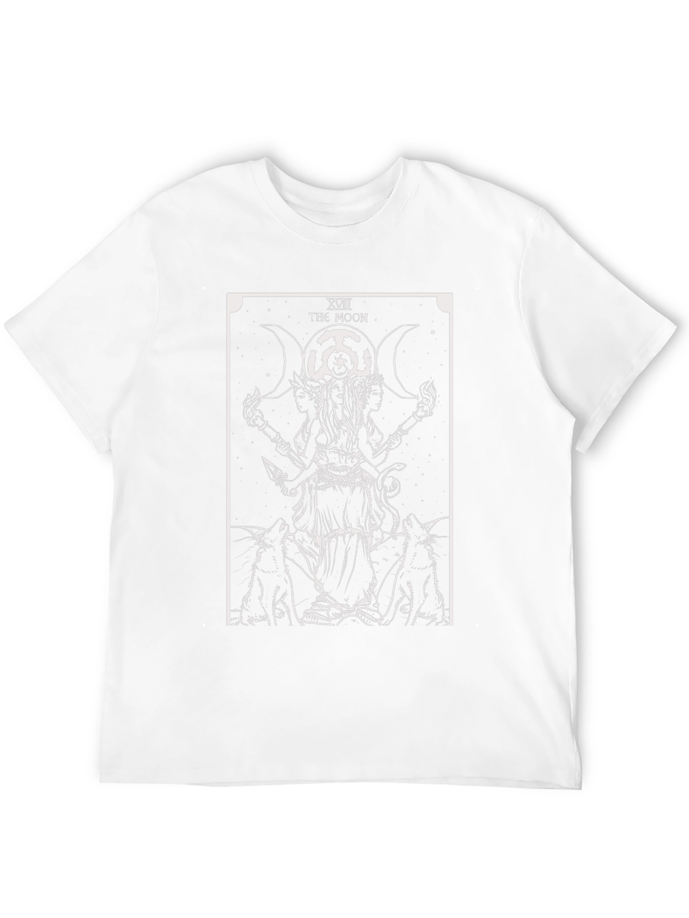 The Moon Tarot Card Graphic Tee