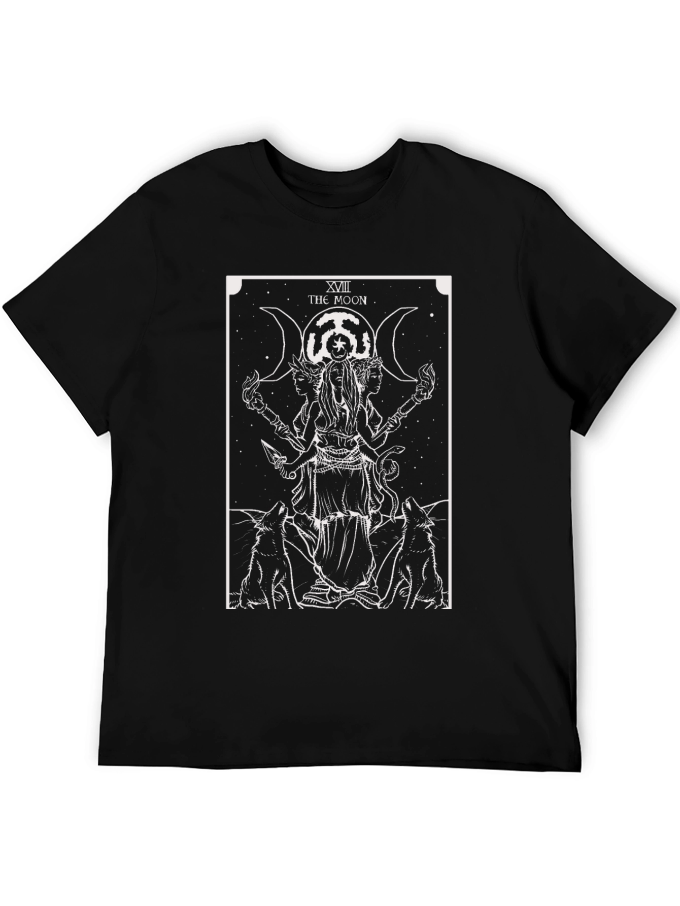 The Moon Tarot Card Graphic Tee