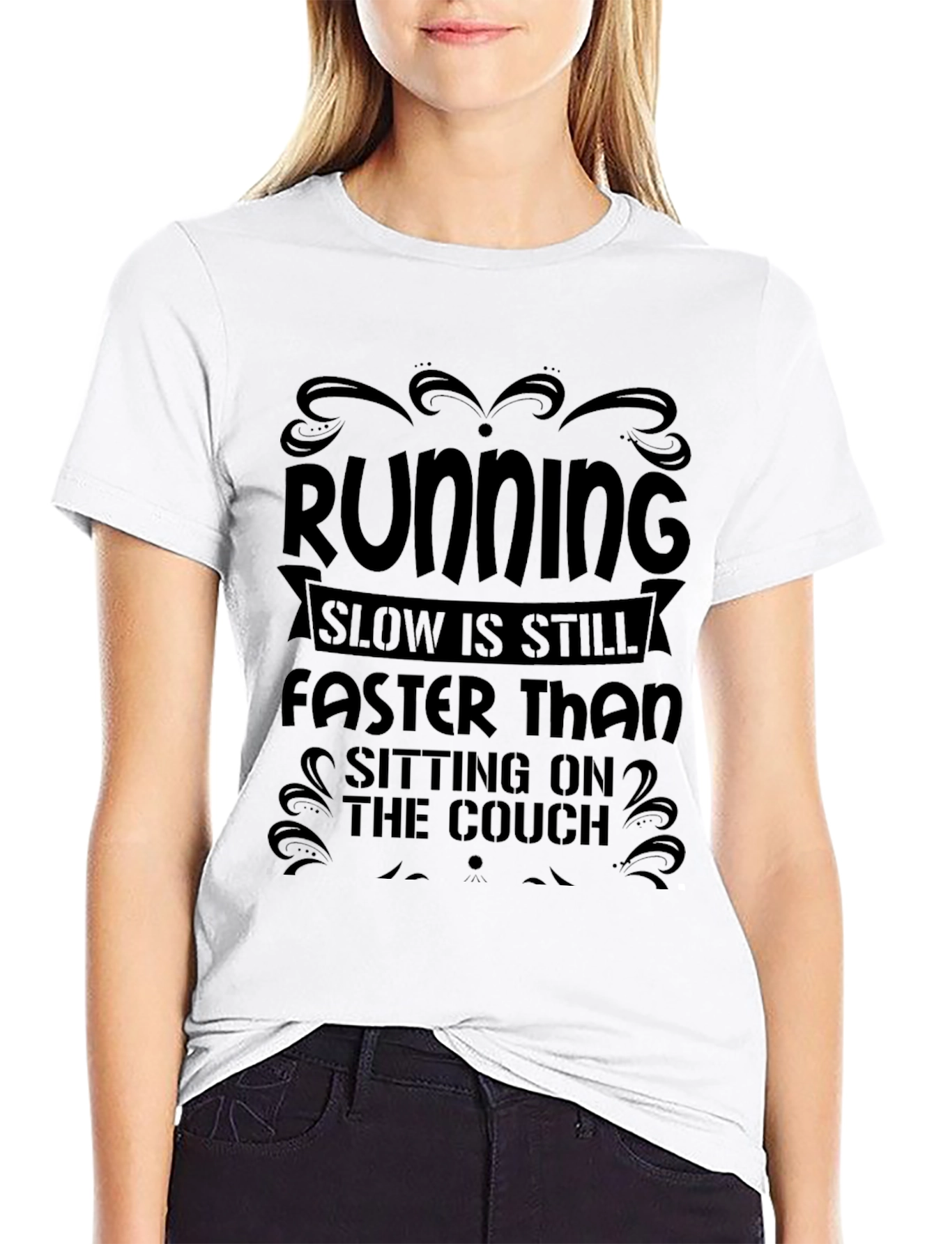 Running Motivation T-Shirt: Couch vs. Road