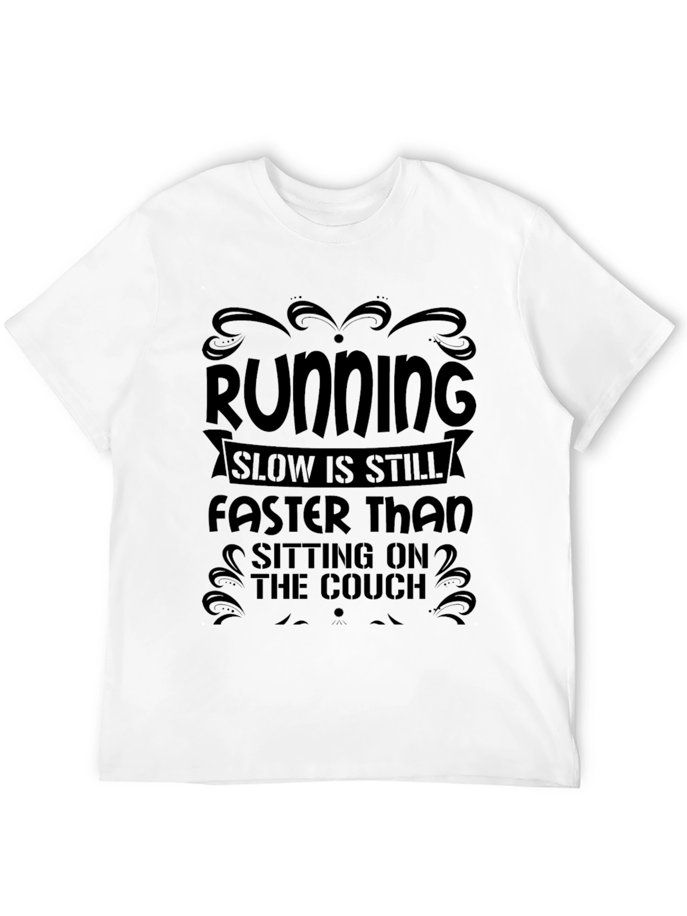 Running Motivation T-Shirt: Couch vs. Road