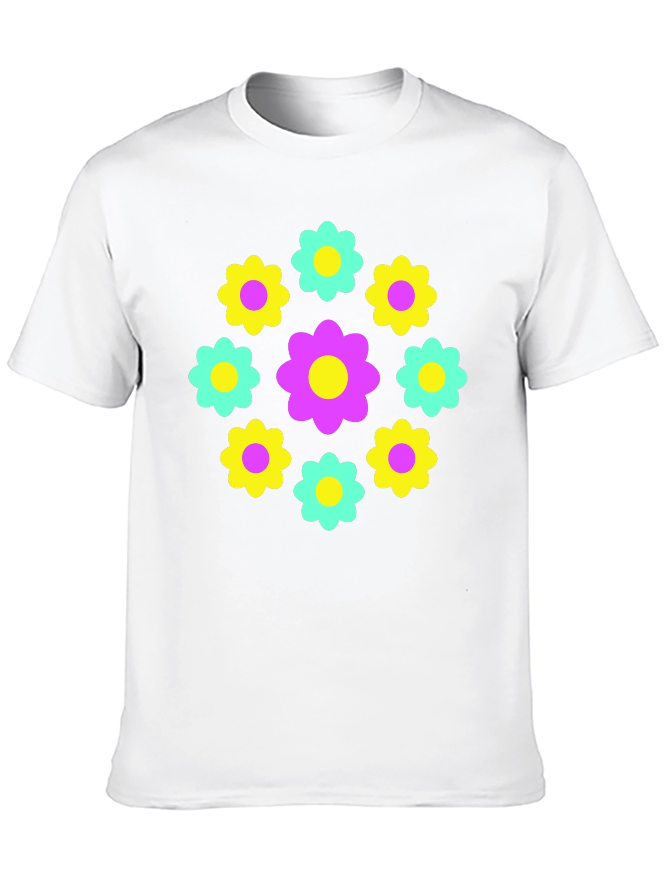 Retro Flower Power Graphic Tee
