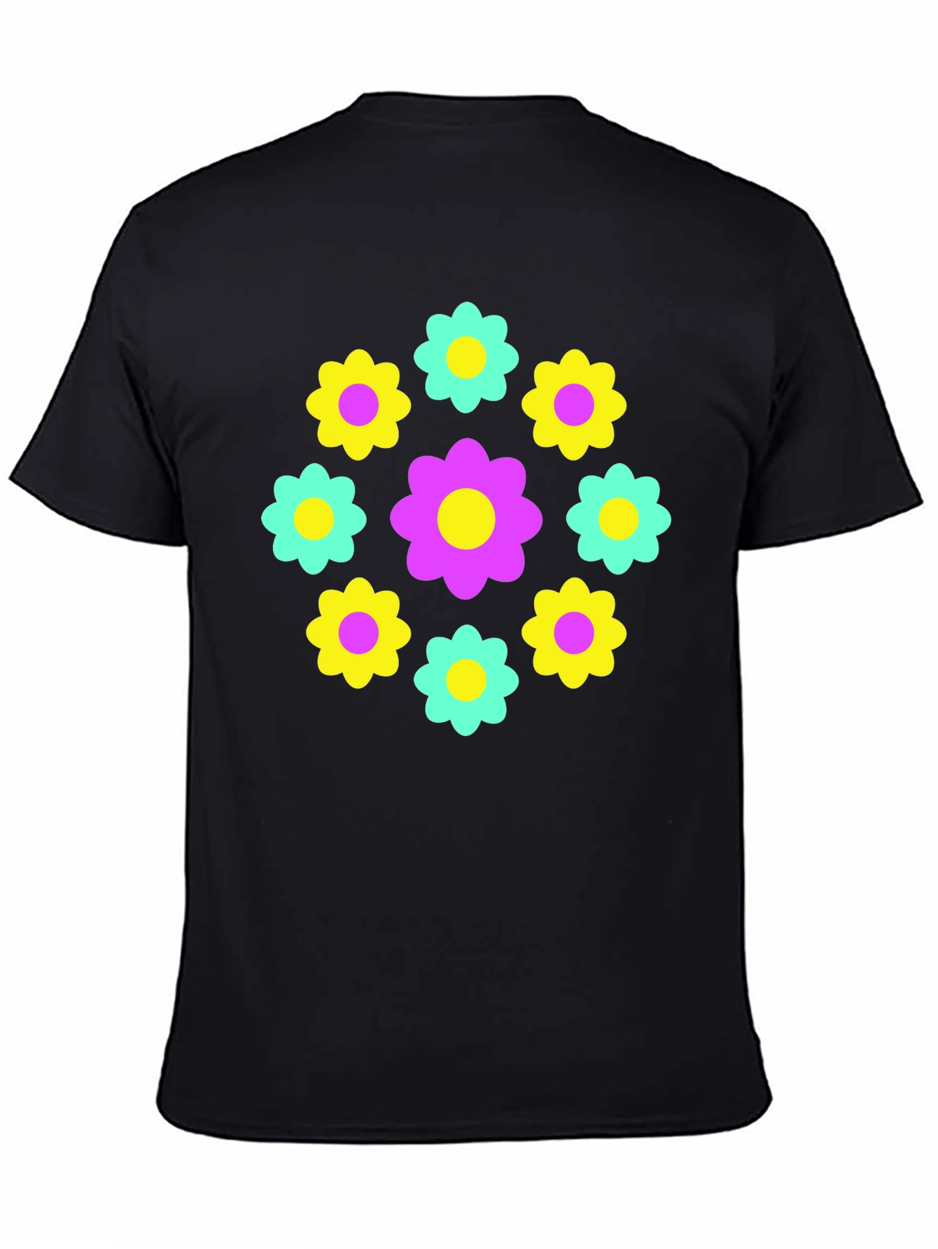 Retro Flower Power Graphic Tee