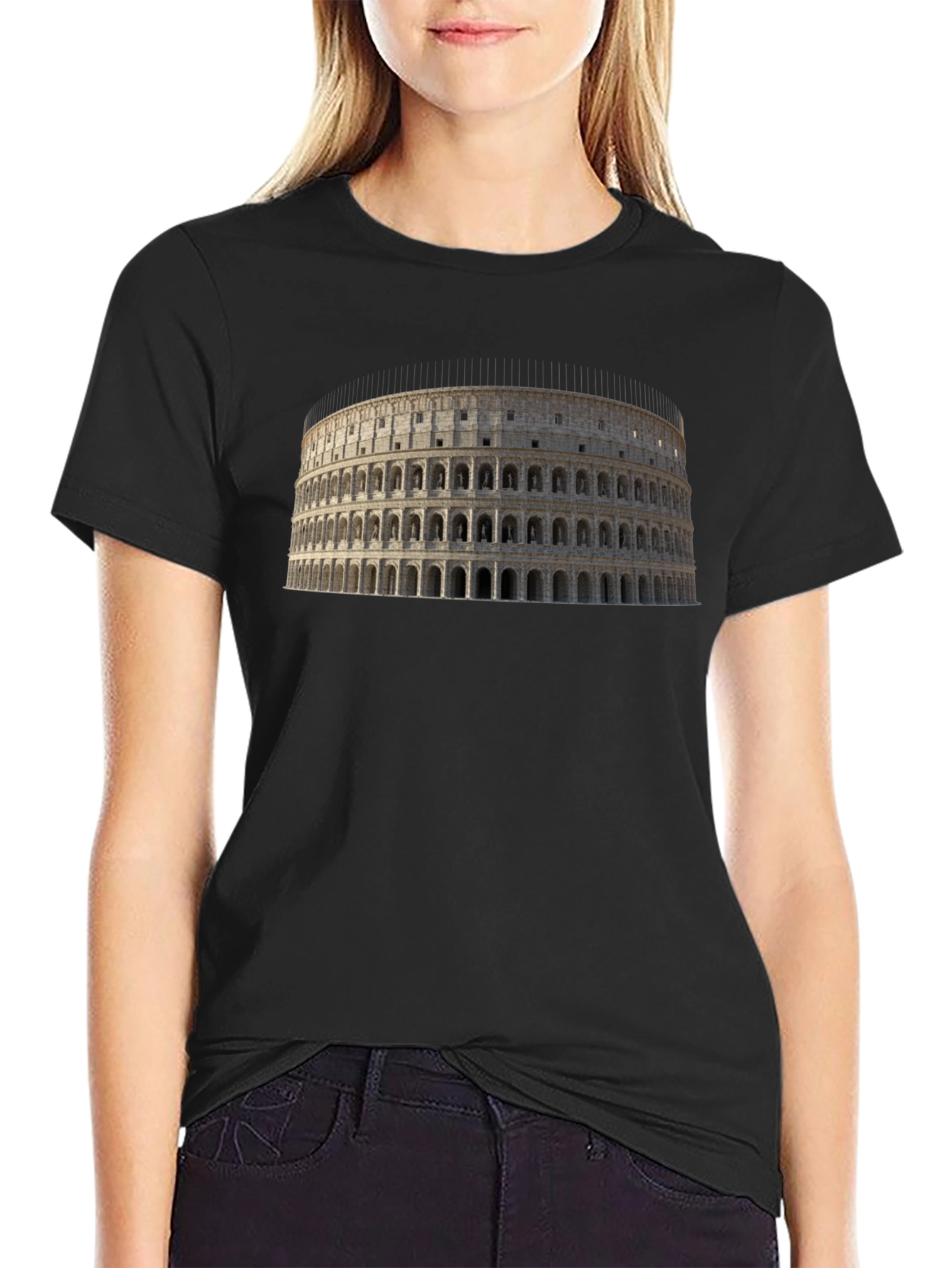 Colosseum Graphic Tee - Black Classic Fit