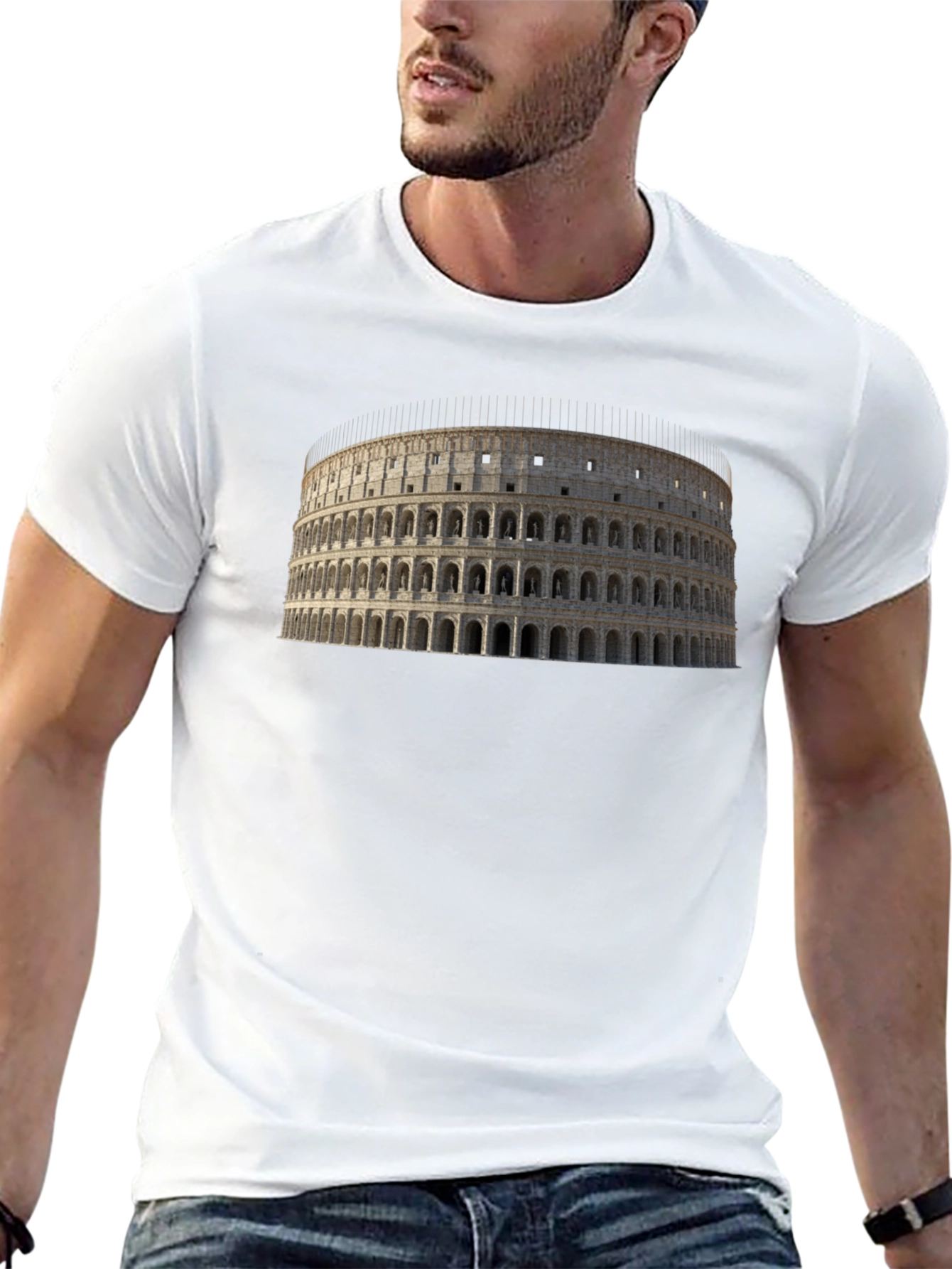 Colosseum Graphic Tee - Black Classic Fit