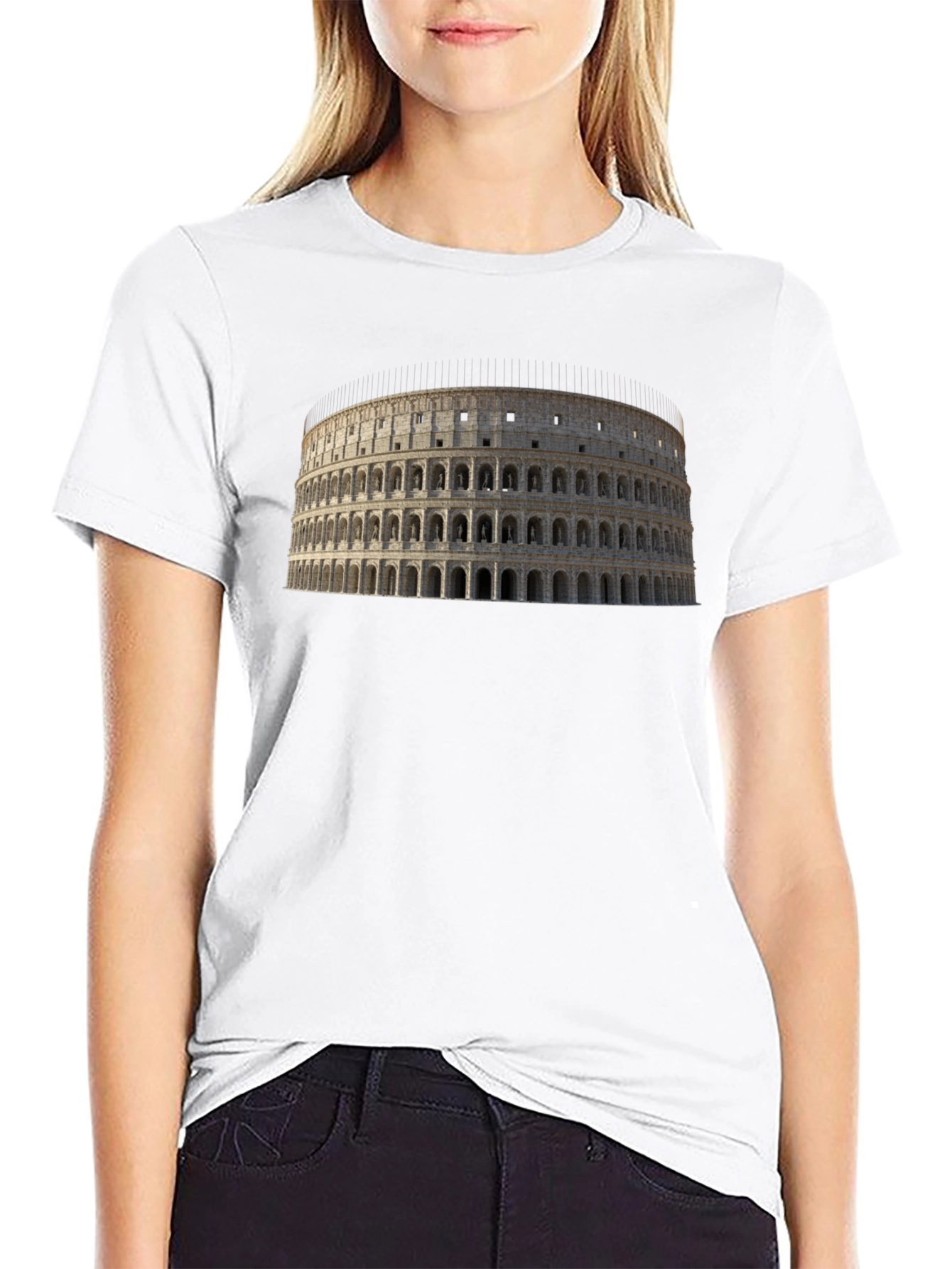 Colosseum Graphic Tee - Black Classic Fit
