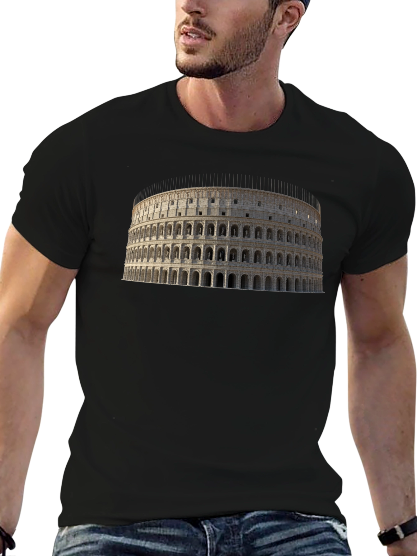 Colosseum Graphic Tee - Black Classic Fit