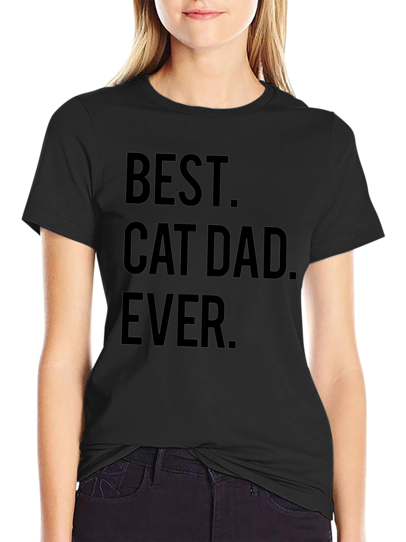 Best Cat Dad Ever Graphic Tee