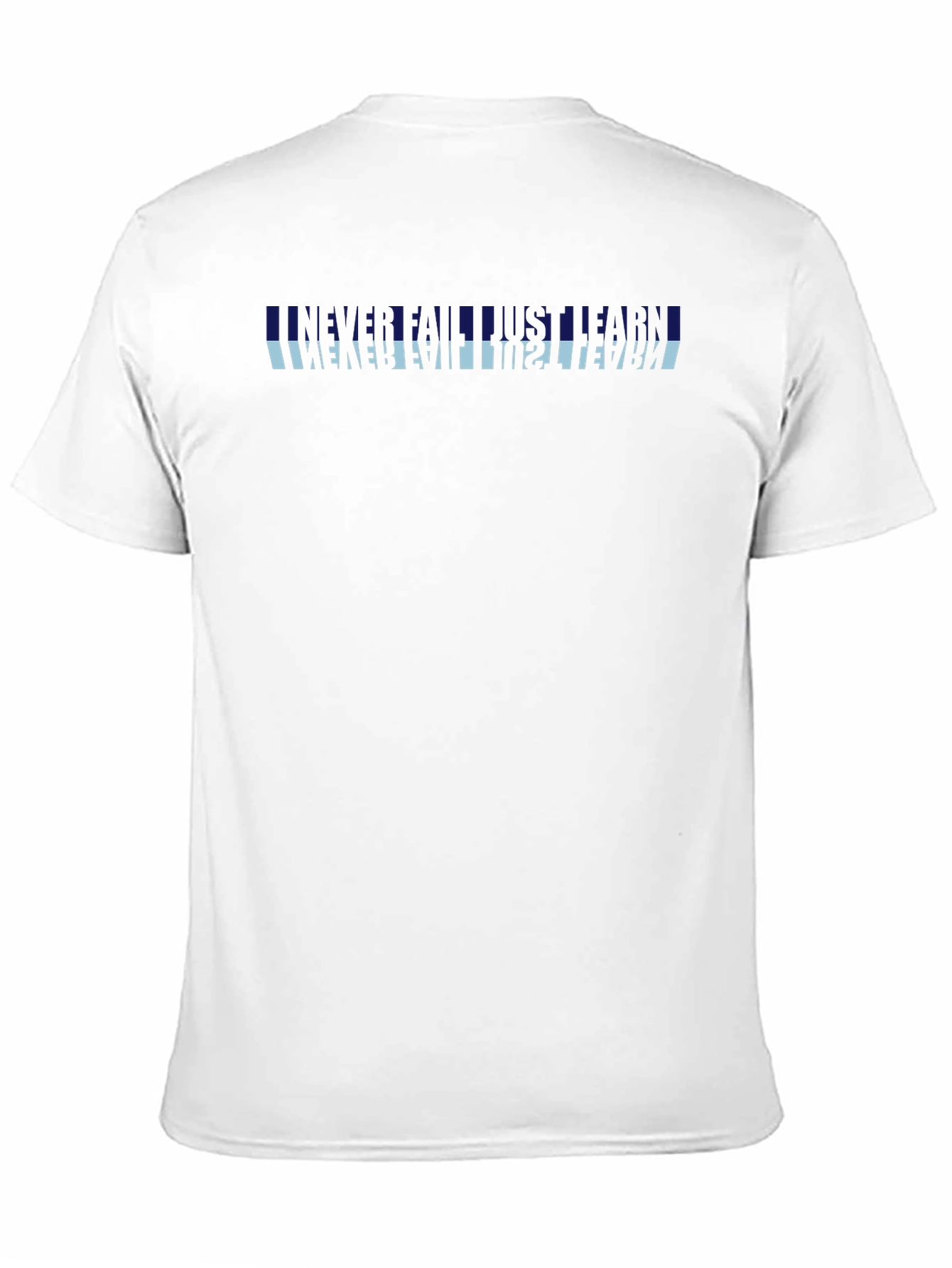 Retro Reflective Text T-Shirt - Black