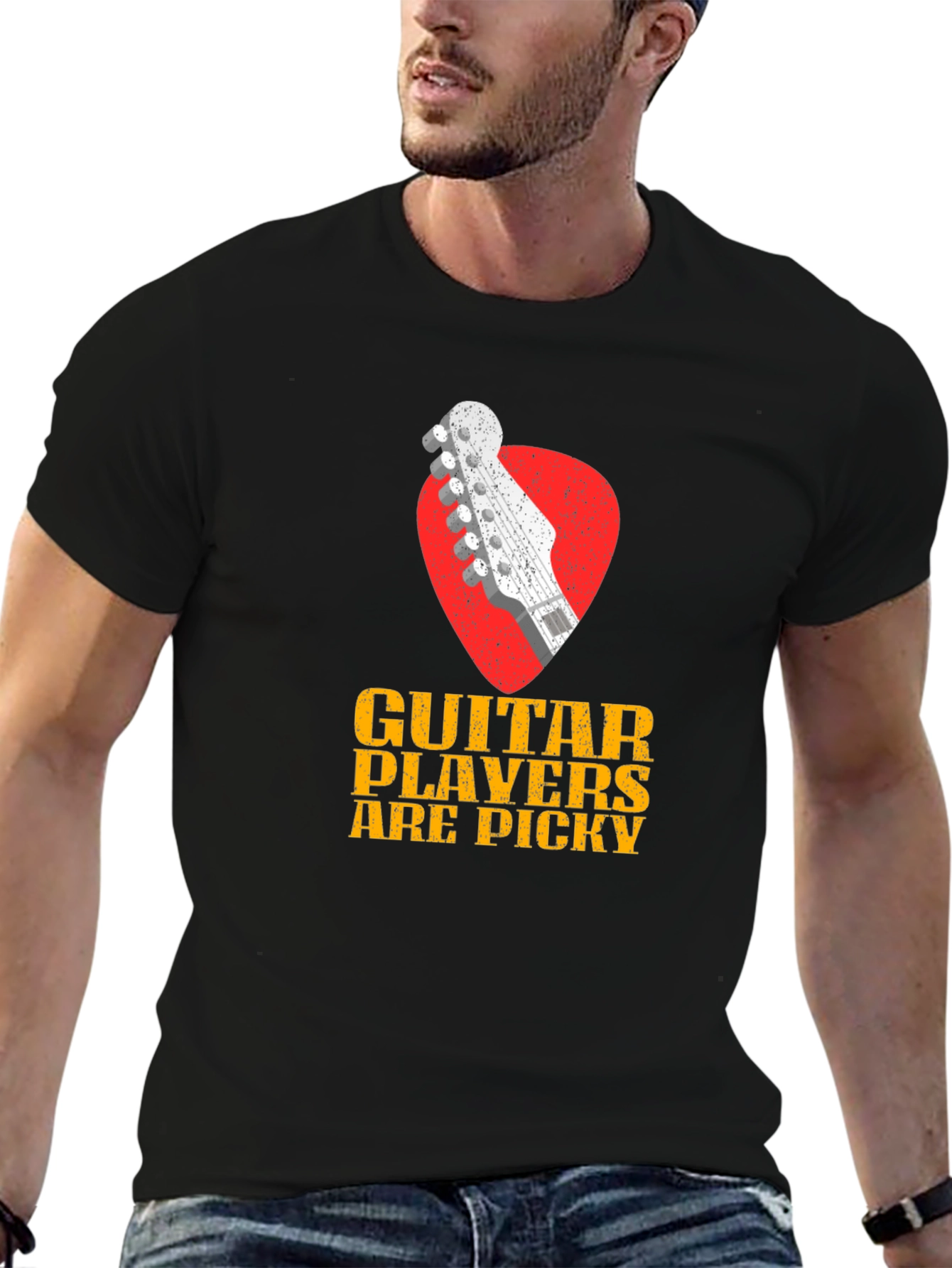 Guitar Players Are Picky Black T-Shirt
