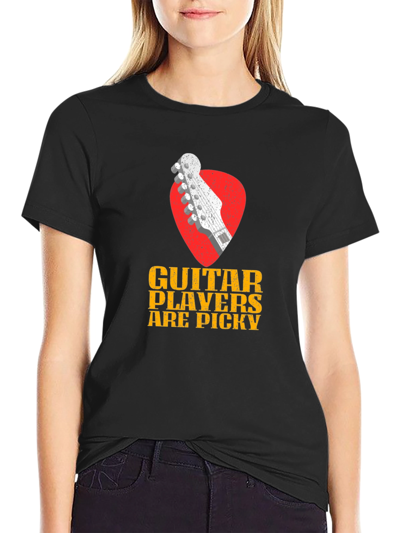 Guitar Players Are Picky Black T-Shirt