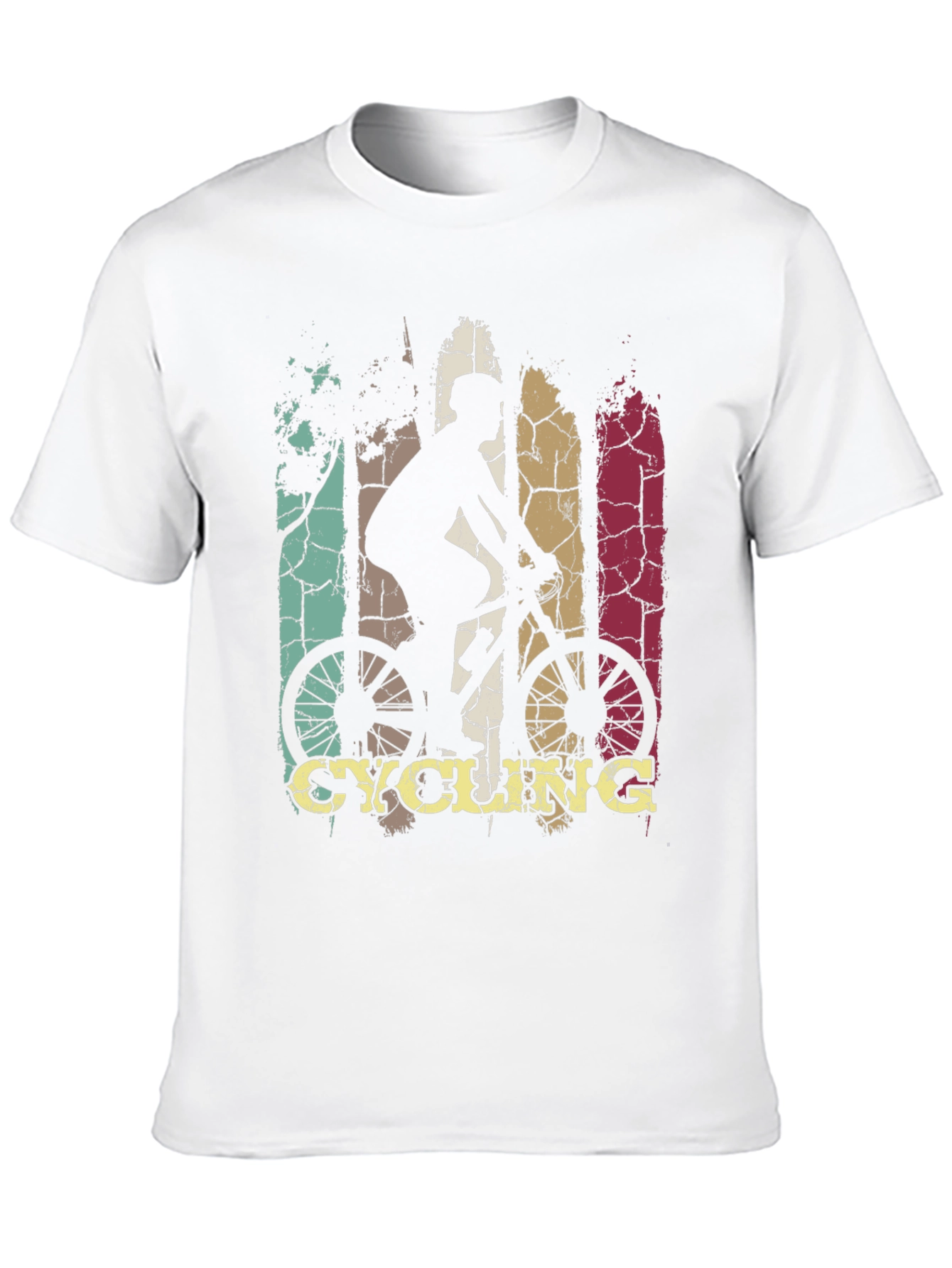 Cycling Retro Graphic Tee Shirt