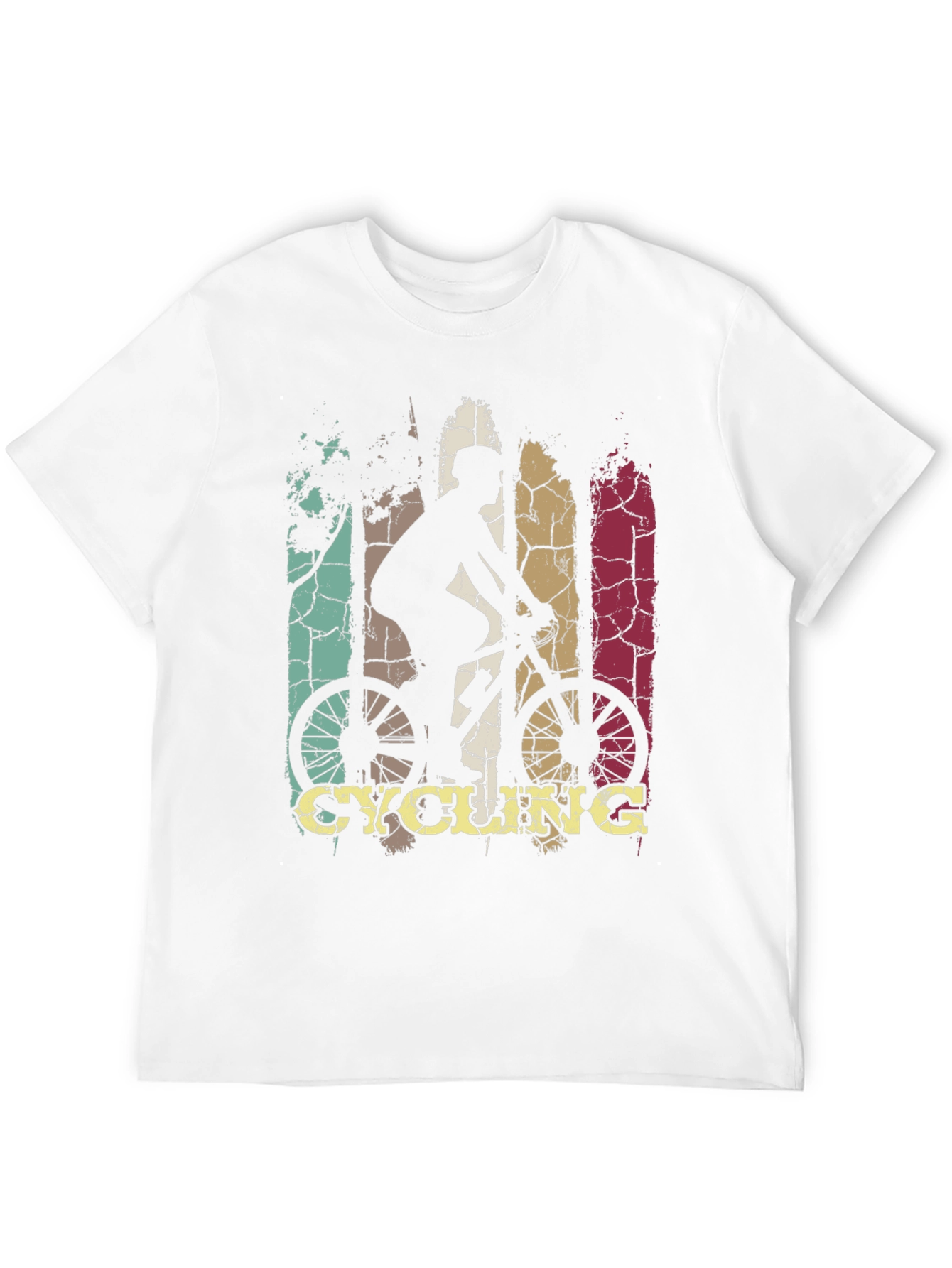 Cycling Retro Graphic Tee Shirt