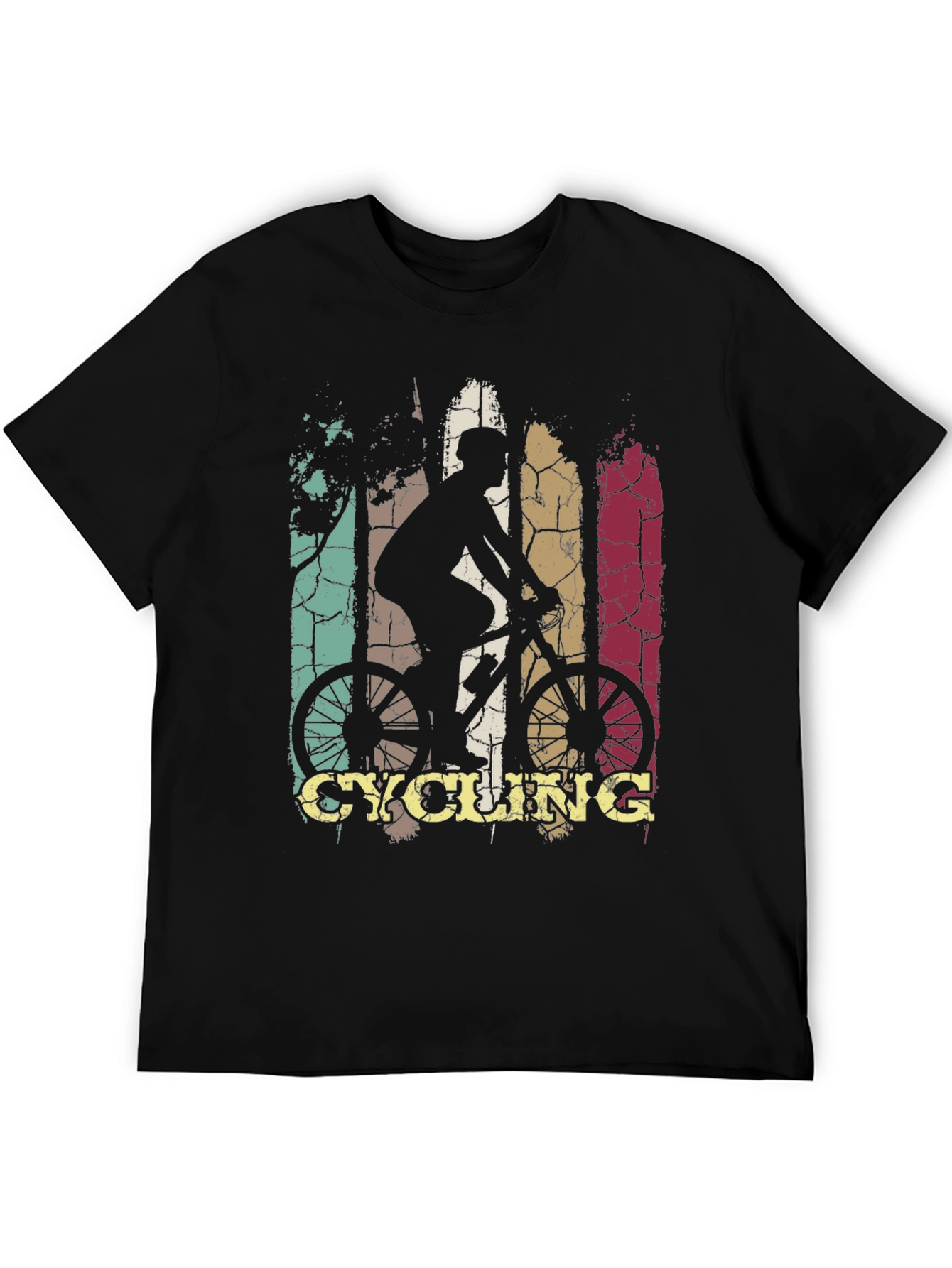 Cycling Retro Graphic Tee Shirt