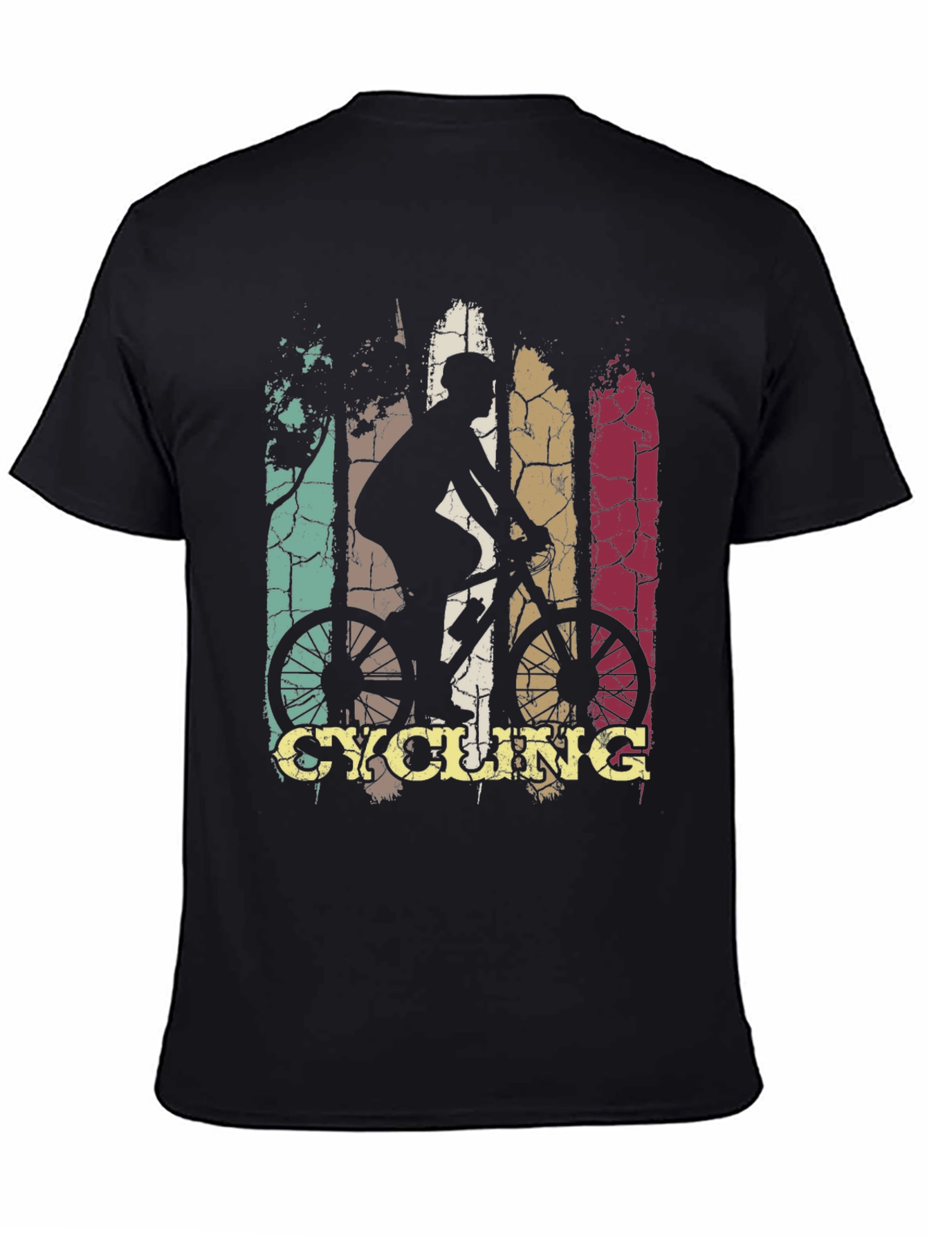 Cycling Retro Graphic Tee Shirt