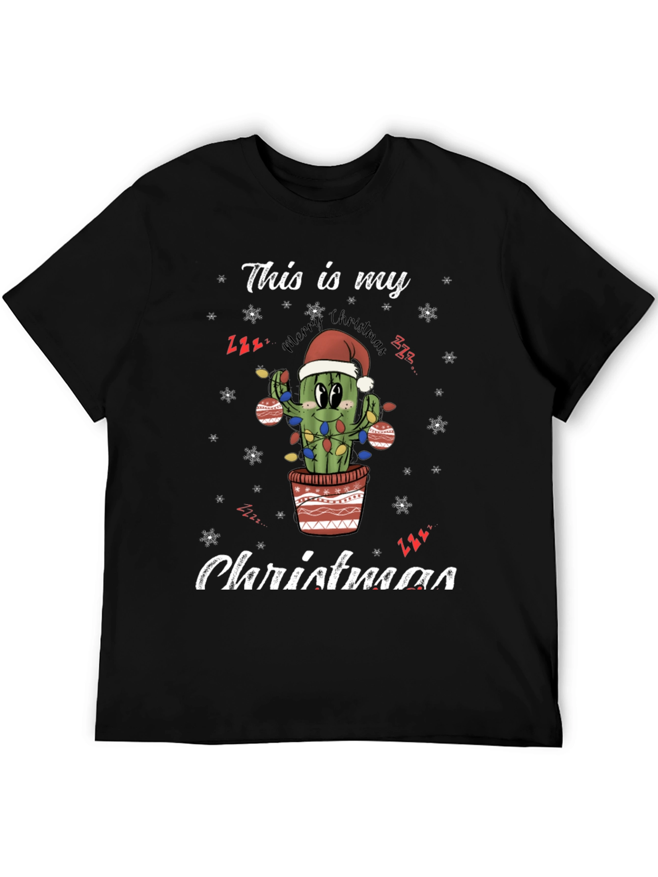Funny Cactus Christmas T-Shirt