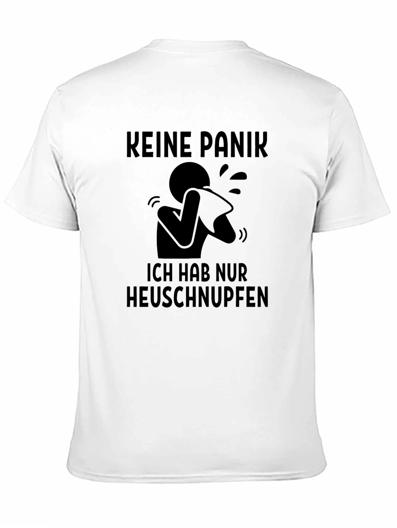 Keine Panik! Heuschnupfen Black Graphic Tee