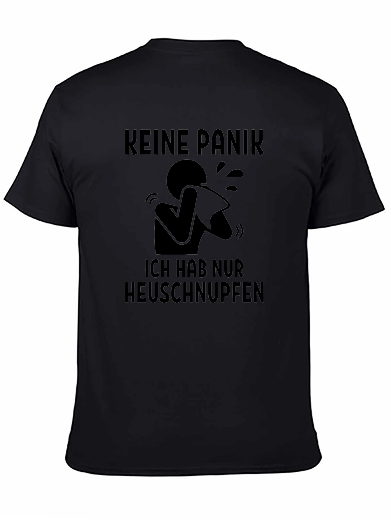 Keine Panik! Heuschnupfen Black Graphic Tee