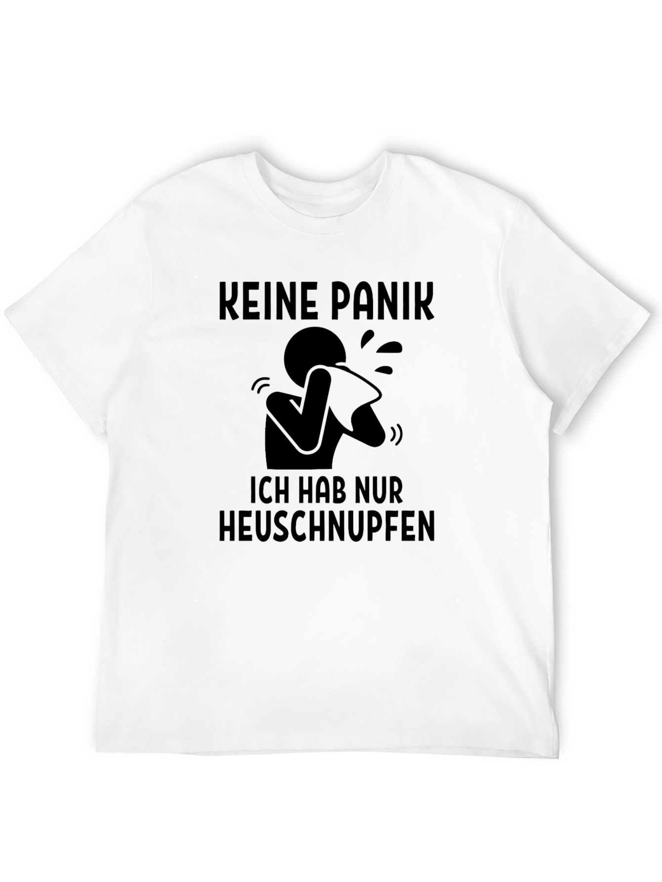 Keine Panik! Heuschnupfen Black Graphic Tee