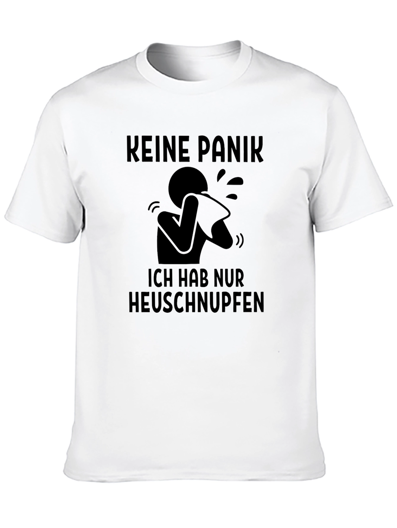 Keine Panik! Heuschnupfen Black Graphic Tee