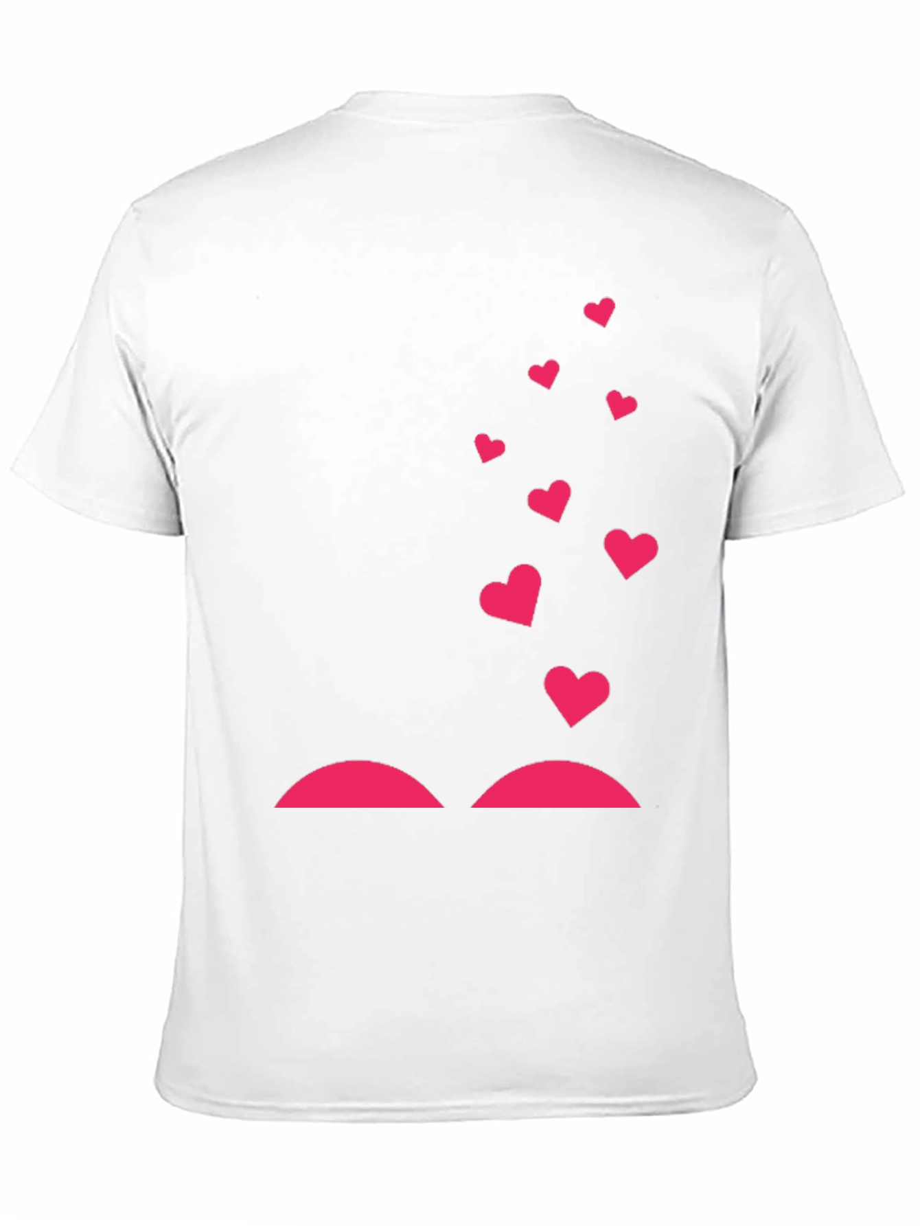 Heart Lift Graphic Tee - Black Cotton T-Shirt
