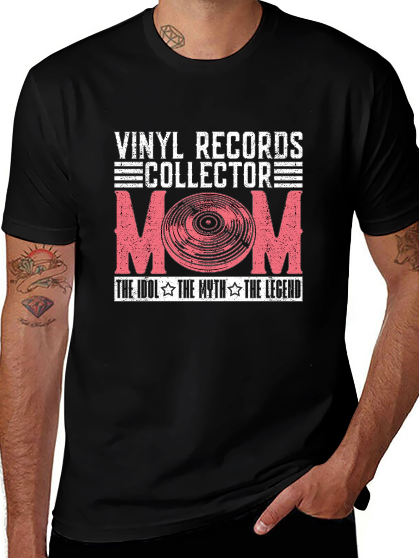 Vinyl Records Collector Mom T-Shirt