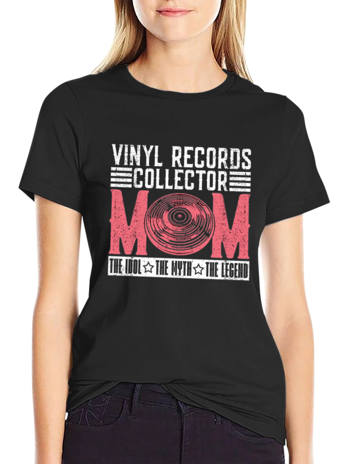 Vinyl Records Collector Mom T-Shirt