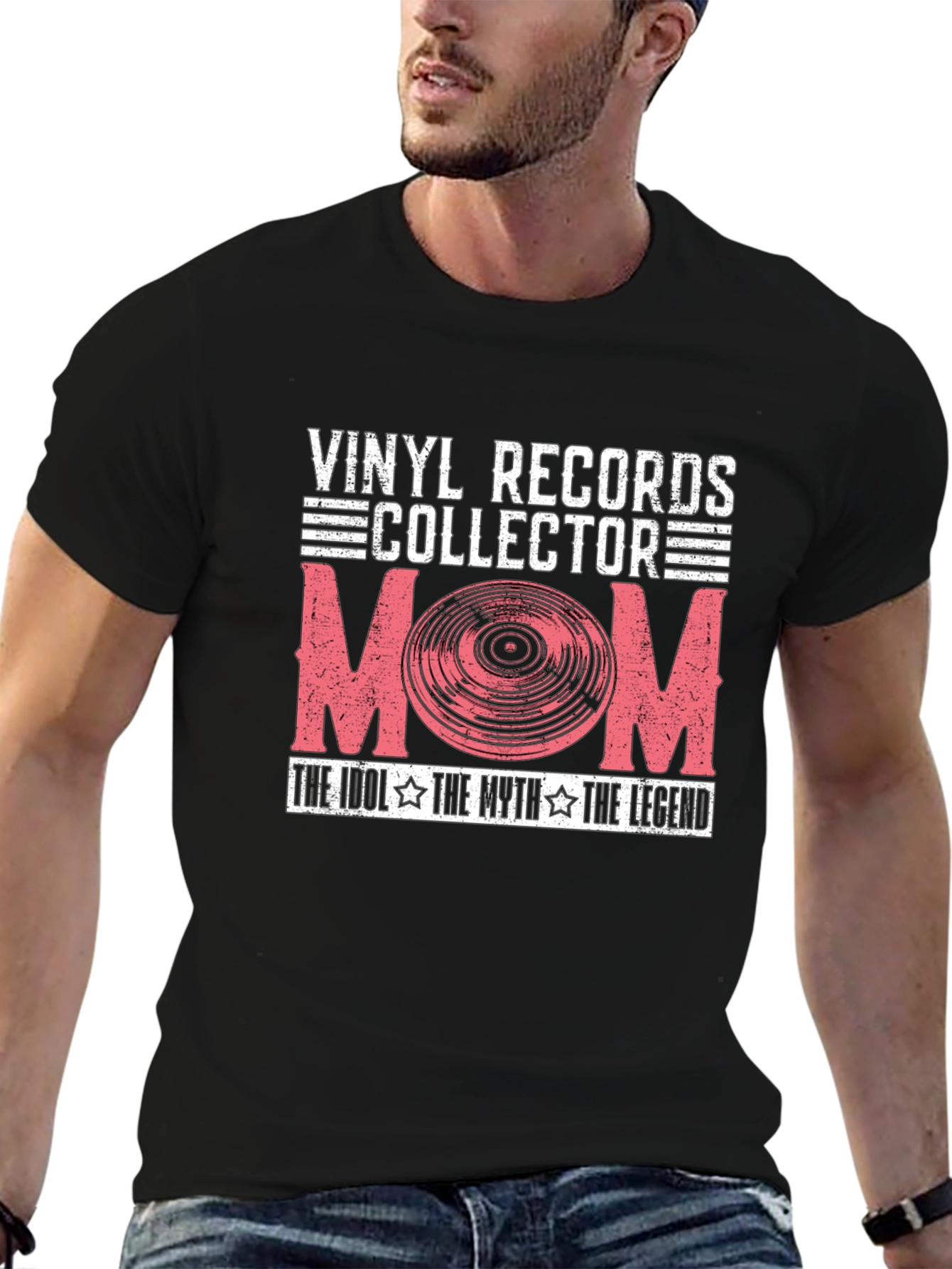Vinyl Records Collector Mom T-Shirt