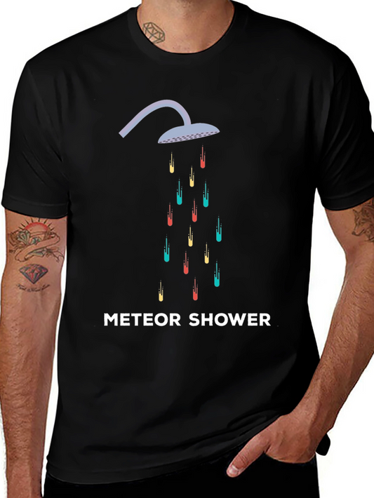 Meteor Shower Graphic Tee - Fun & Unique Design