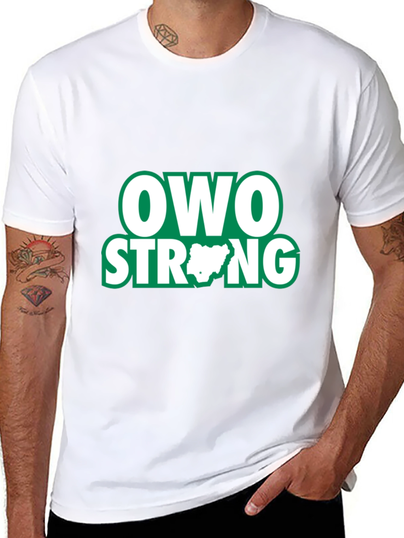 Owo Strong Nigeria Pride T-Shirt