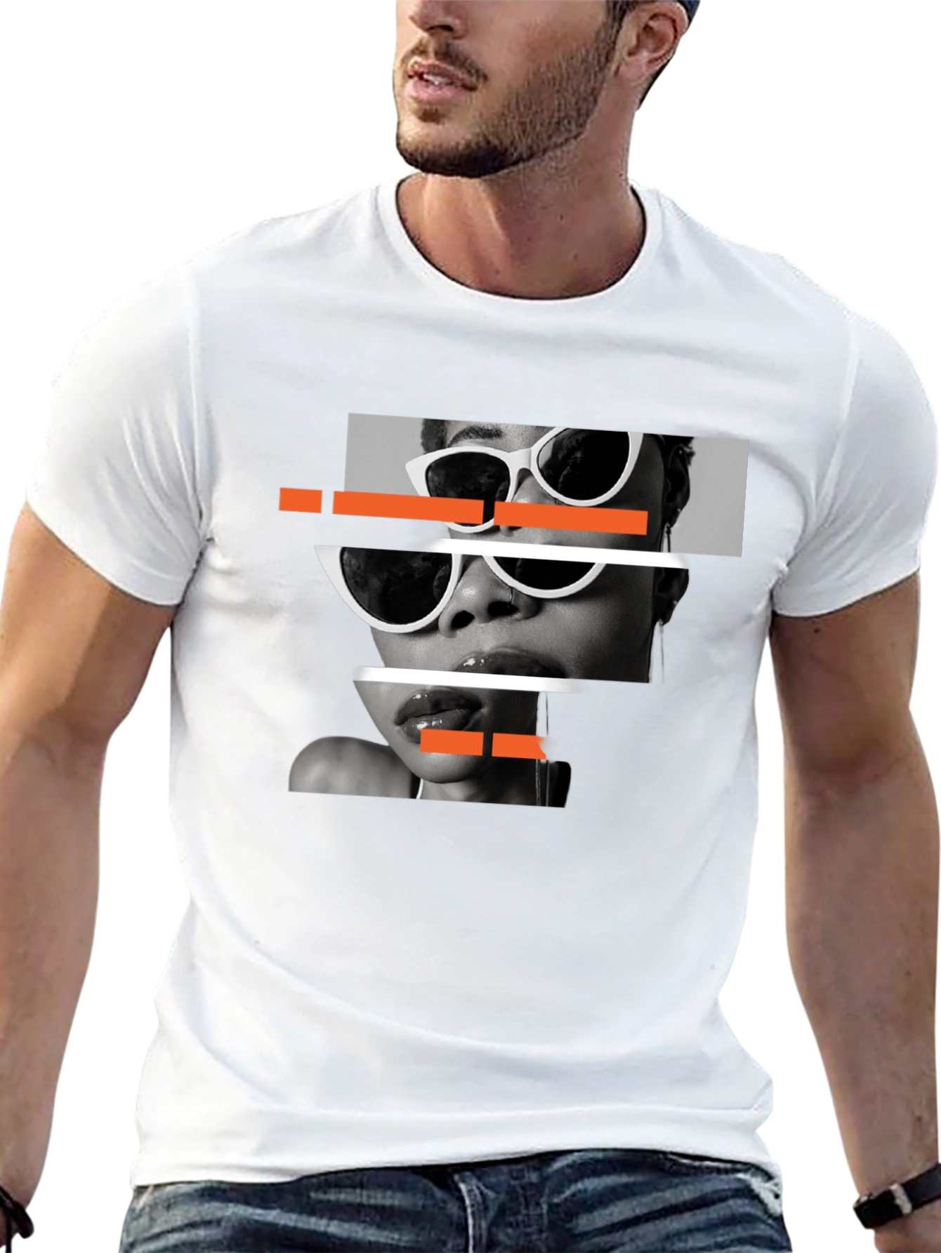 Modern Graphic Print T-Shirt