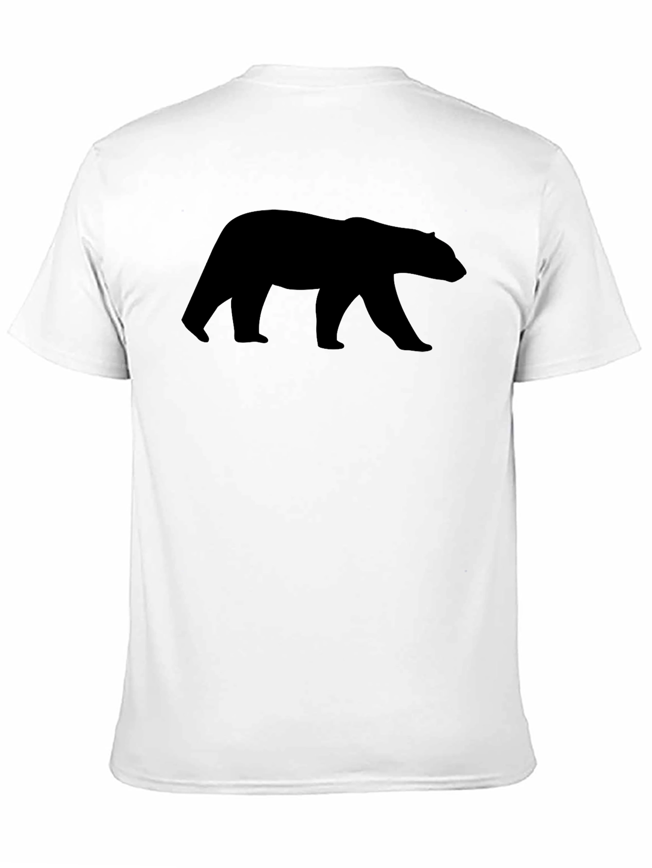 Mens Black Bear Graphic T-Shirt