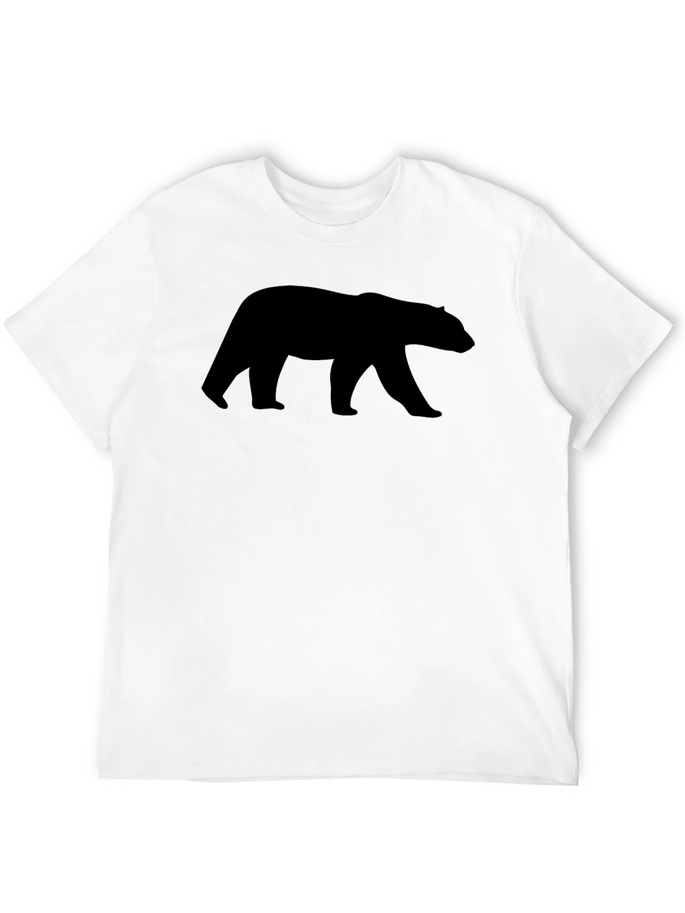 Mens Black Bear Graphic T-Shirt
