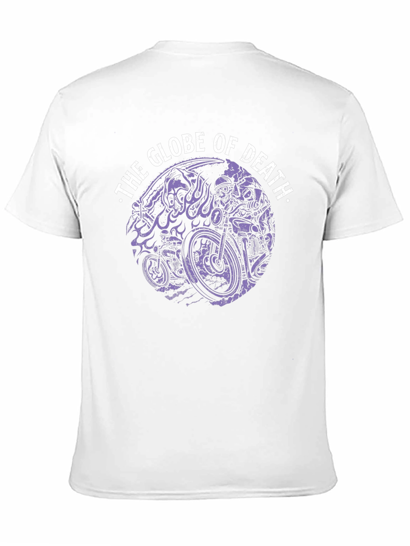 Globe of Death Graphic Tee - Black Cotton Blend