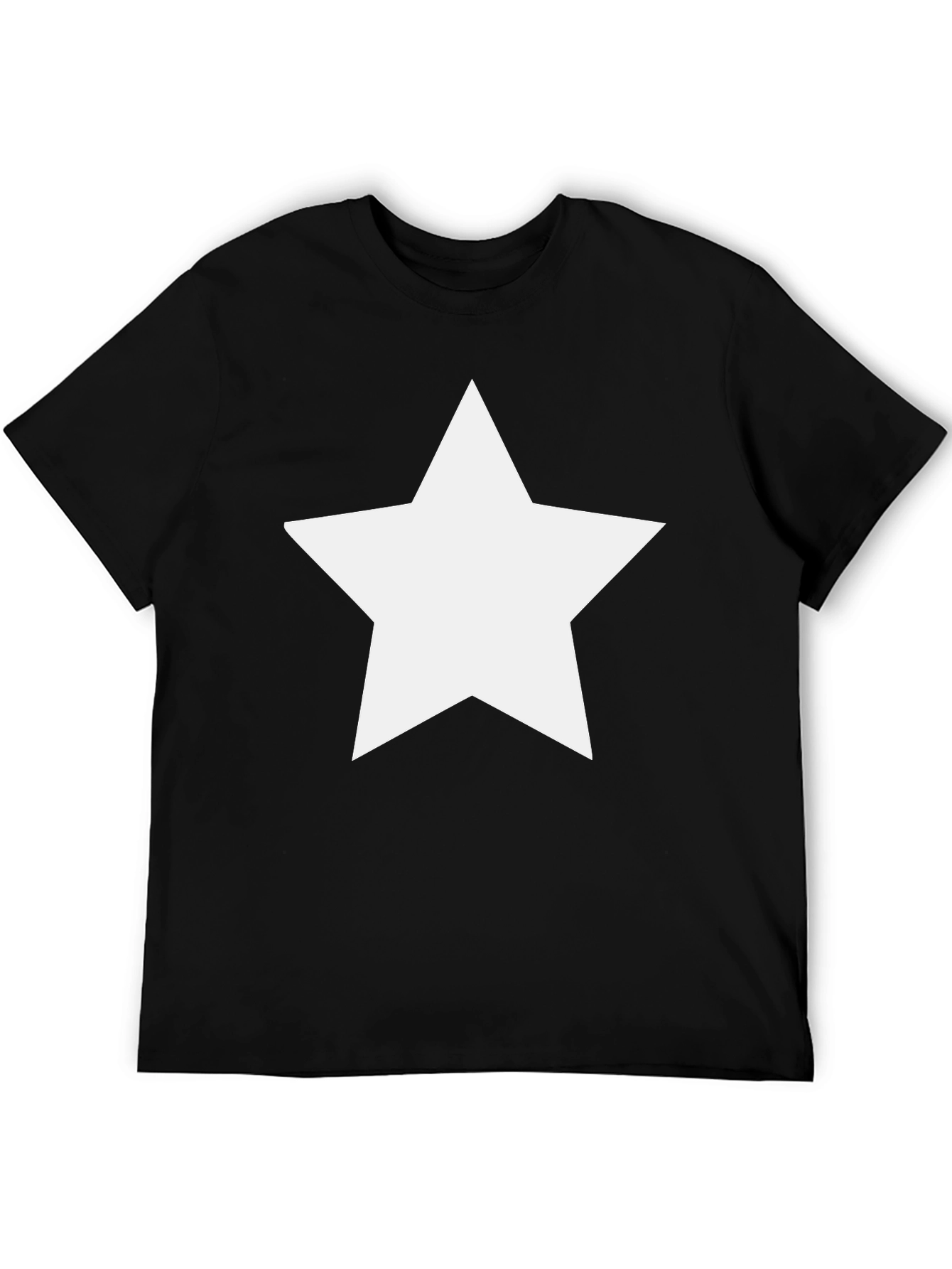 Bold Star Graphic Black T-Shirt