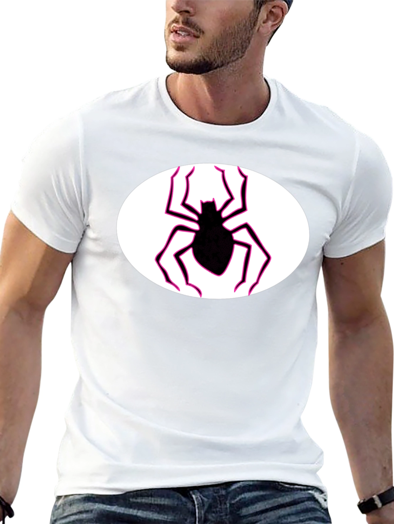 Spider Graphic Black Tee