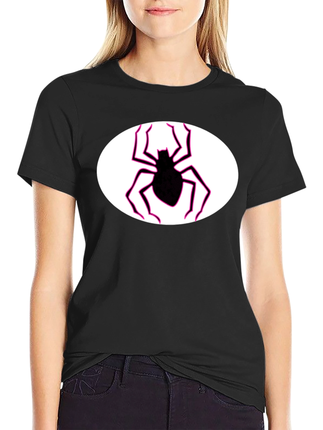 Spider Graphic Black Tee