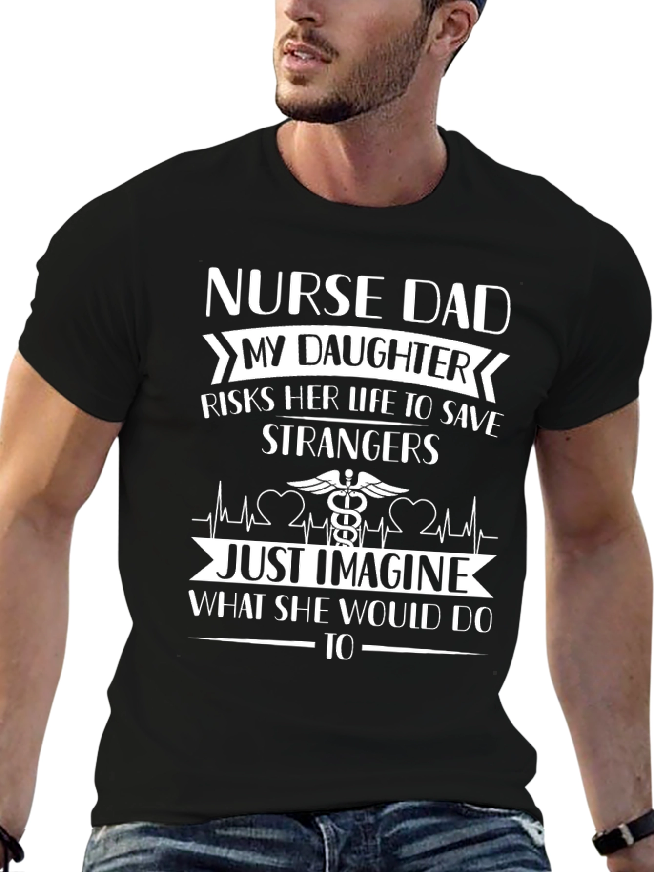 Nurse Dad Daughter T-Shirt
