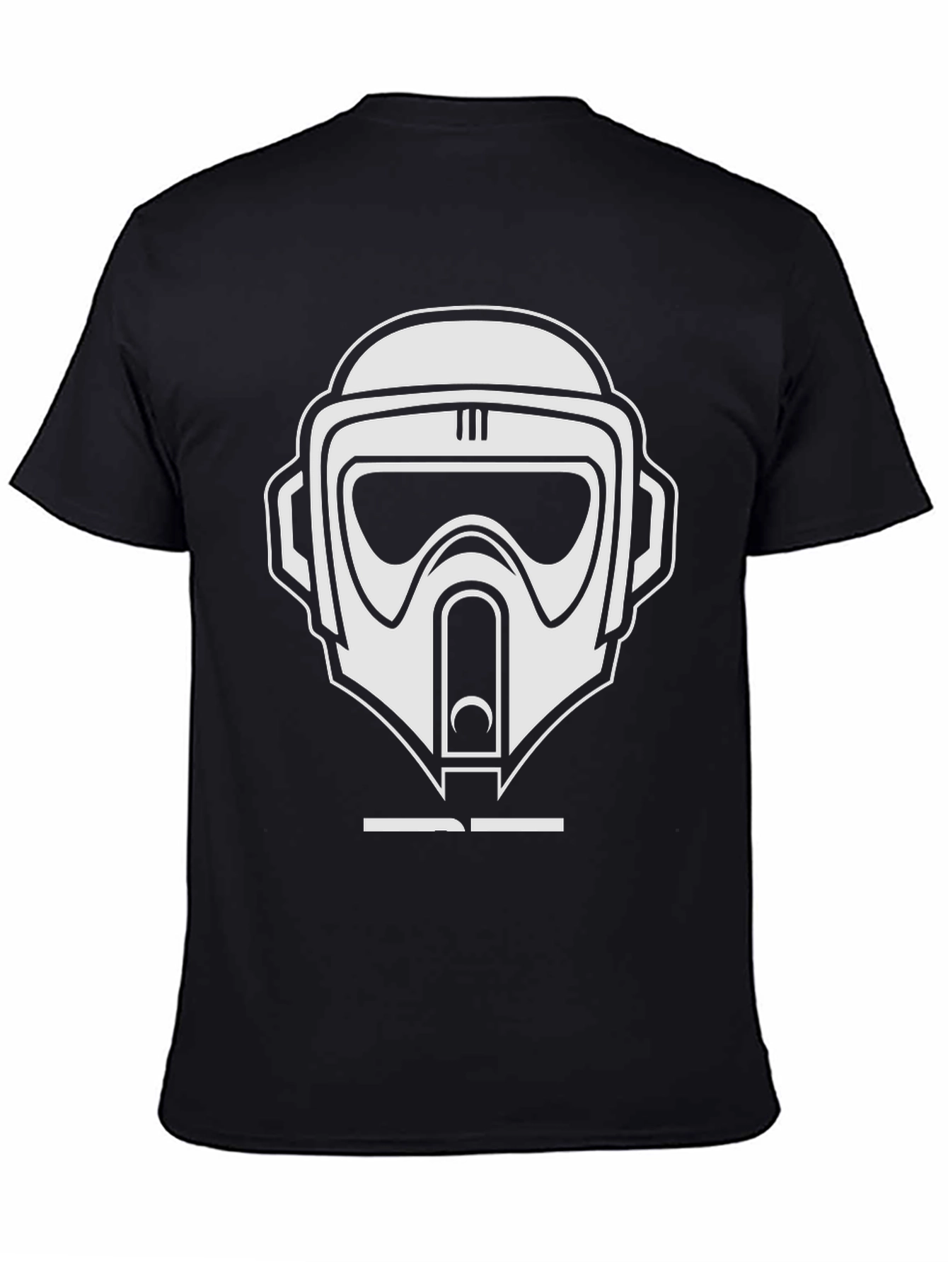 Star Wars Scout Trooper Helmet Black T-Shirt