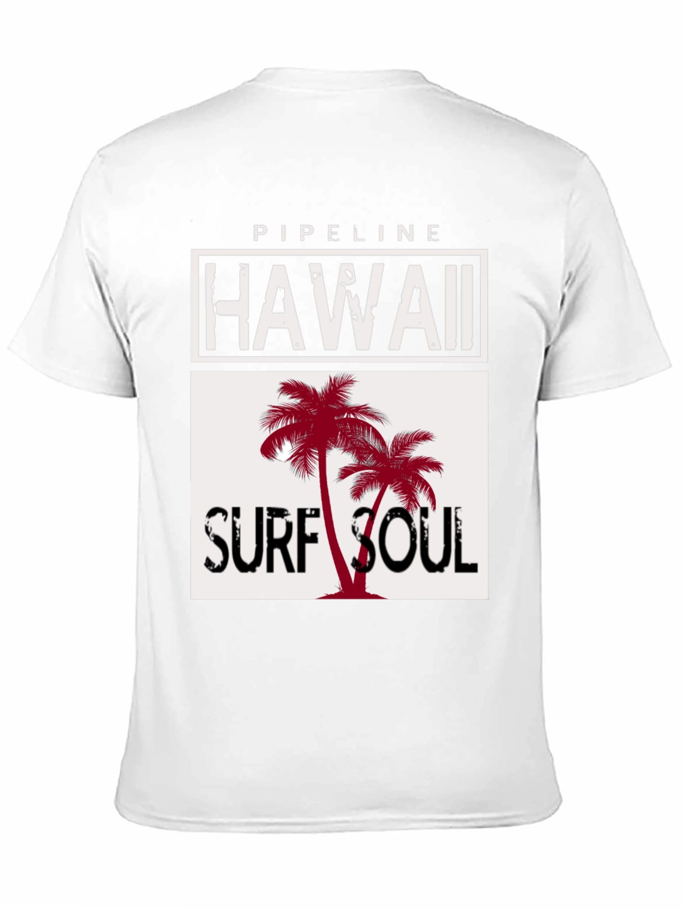 Hawaii Surf Soul T-Shirt - Black